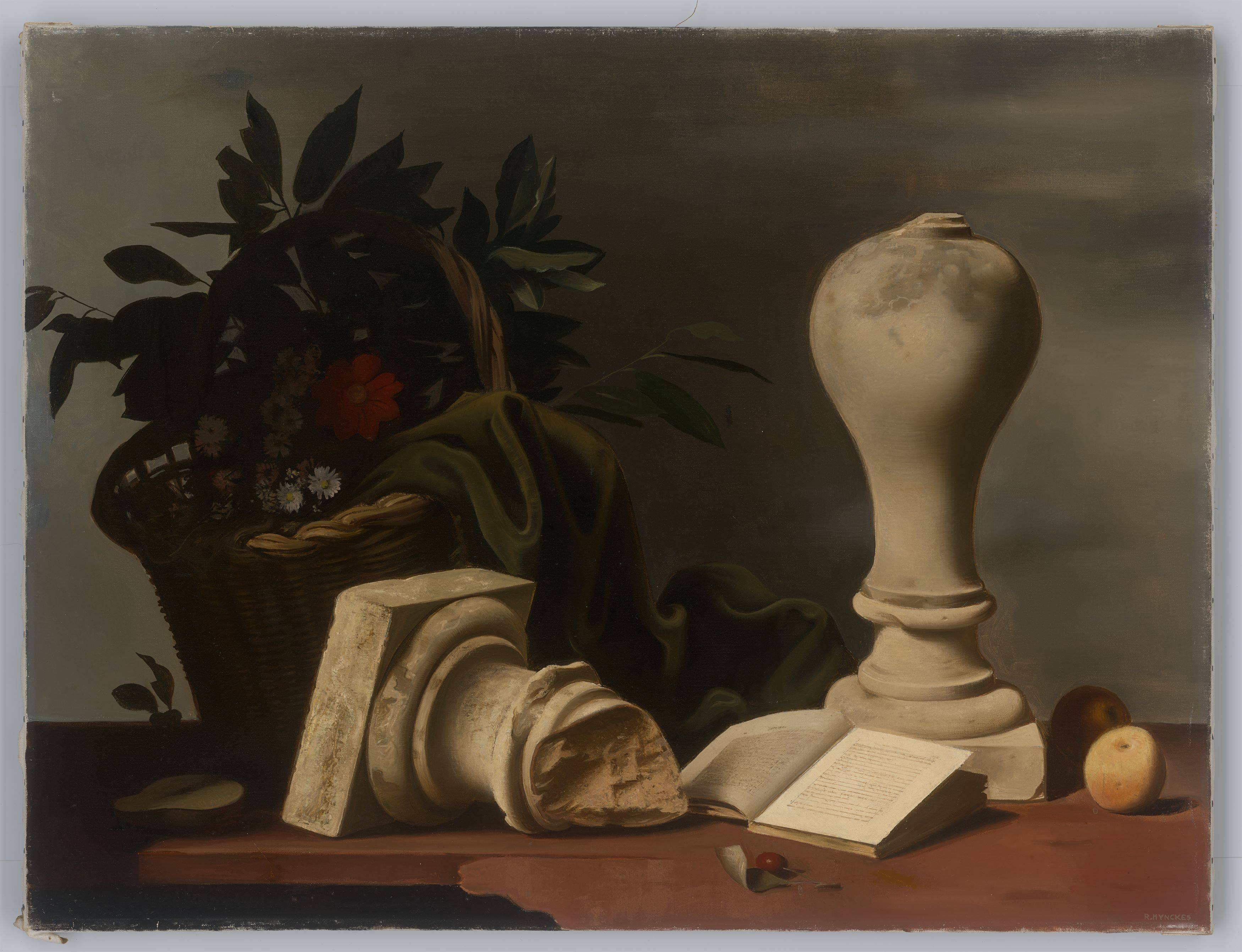 This picture shows the following artwork: Raoul Hynckes. ”LE BALUSTRE”.