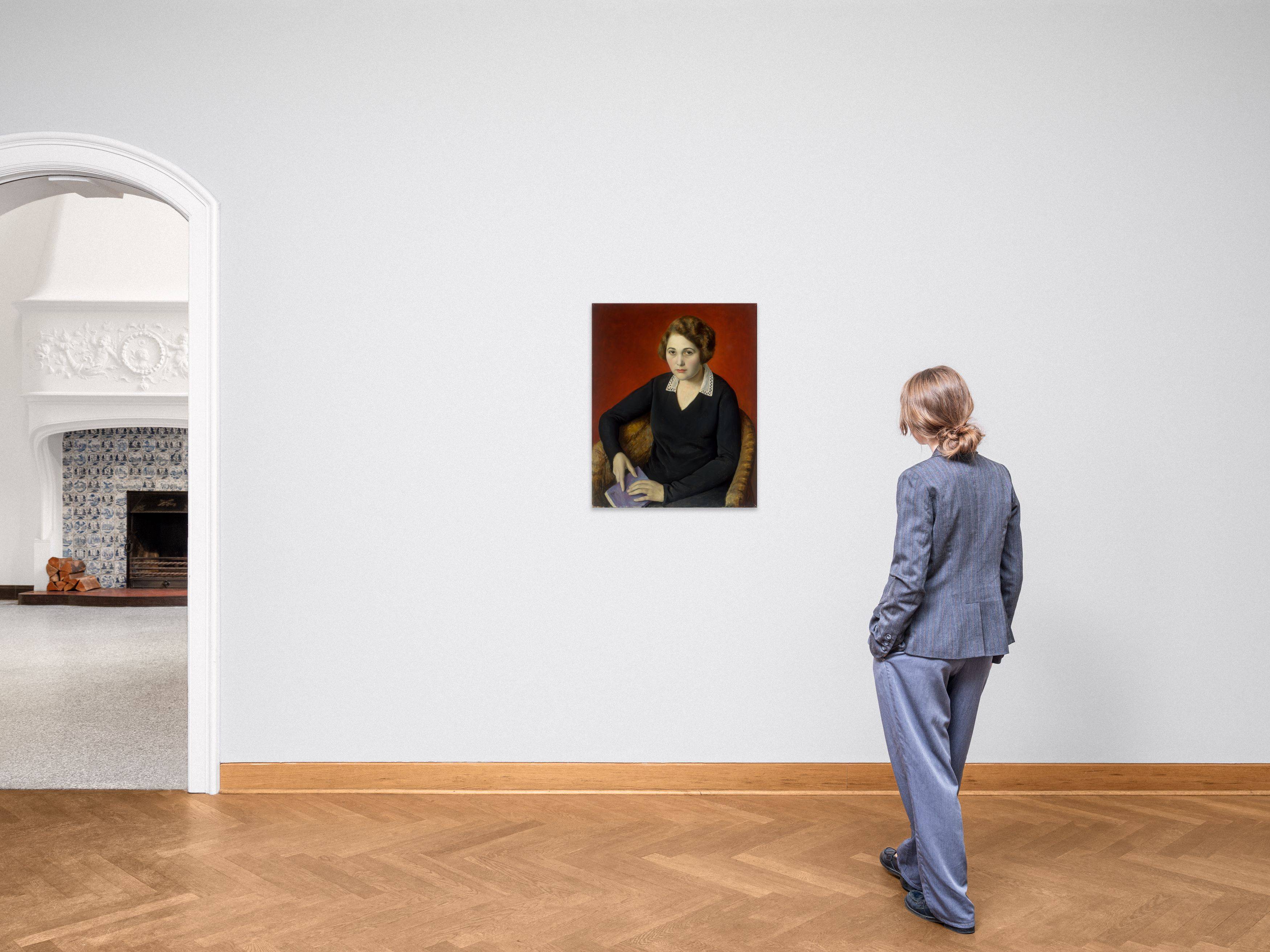 This picture shows the following artwork: Imre Goth. Portrait of a Lady. 1927.