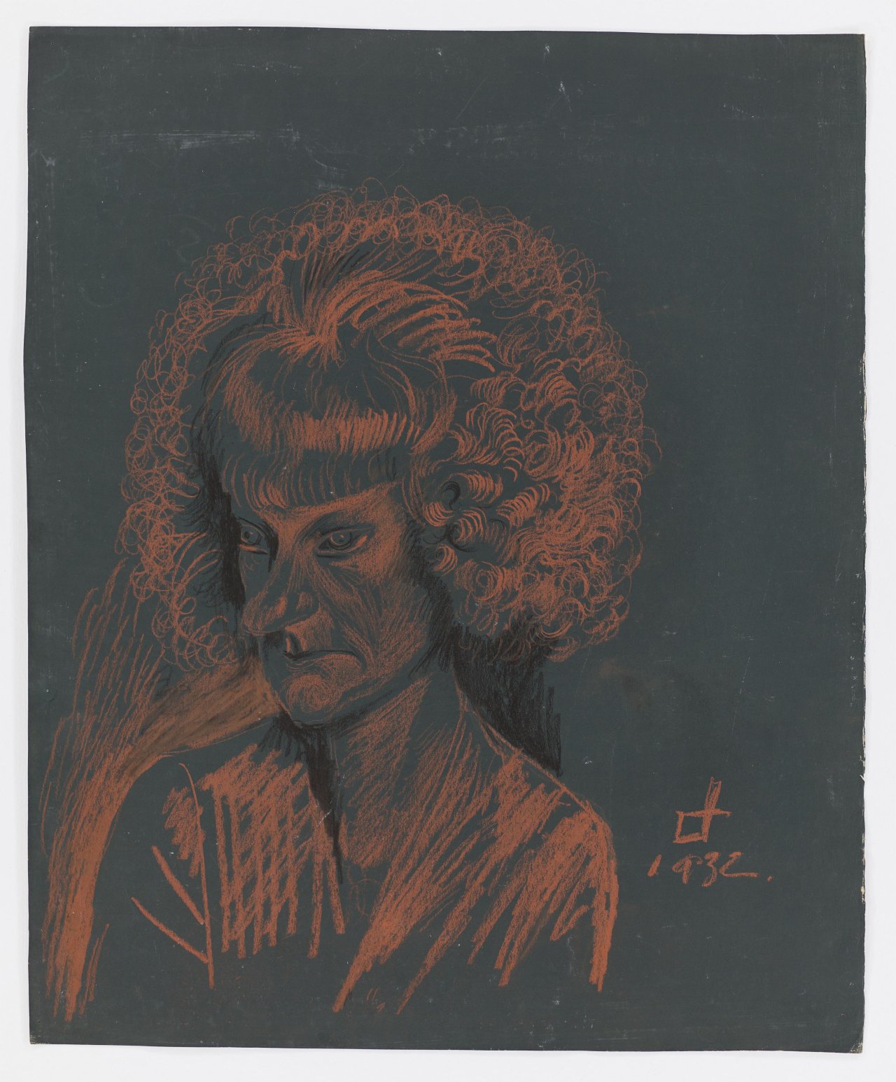 This picture shows the following artwork: Otto Dix. ”Frauenporträt”. 1932.