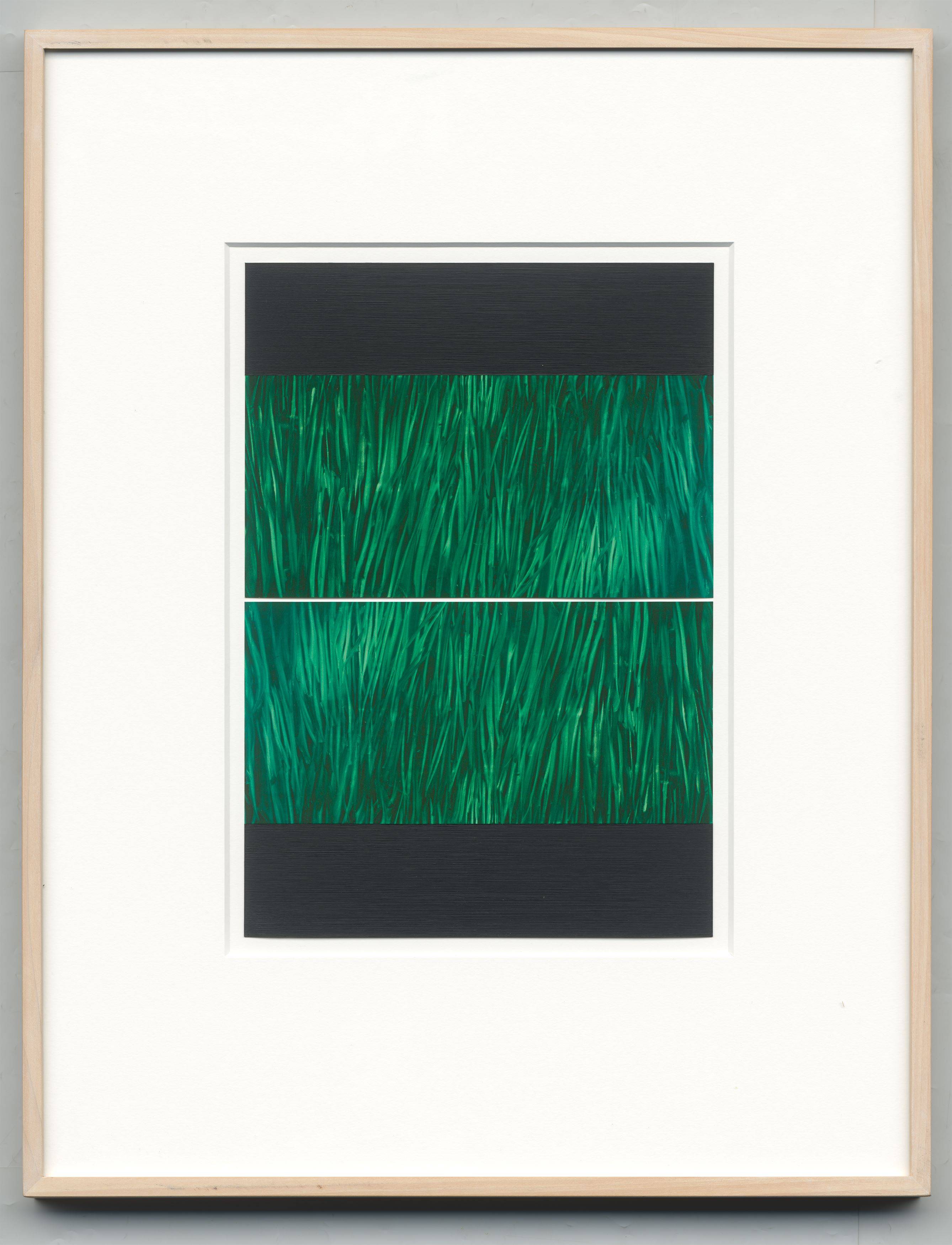 Auf diesem Bild ist das folgende Kunstwerk zu sehen: Frank Gerritz. „Green Structure“. 2009.