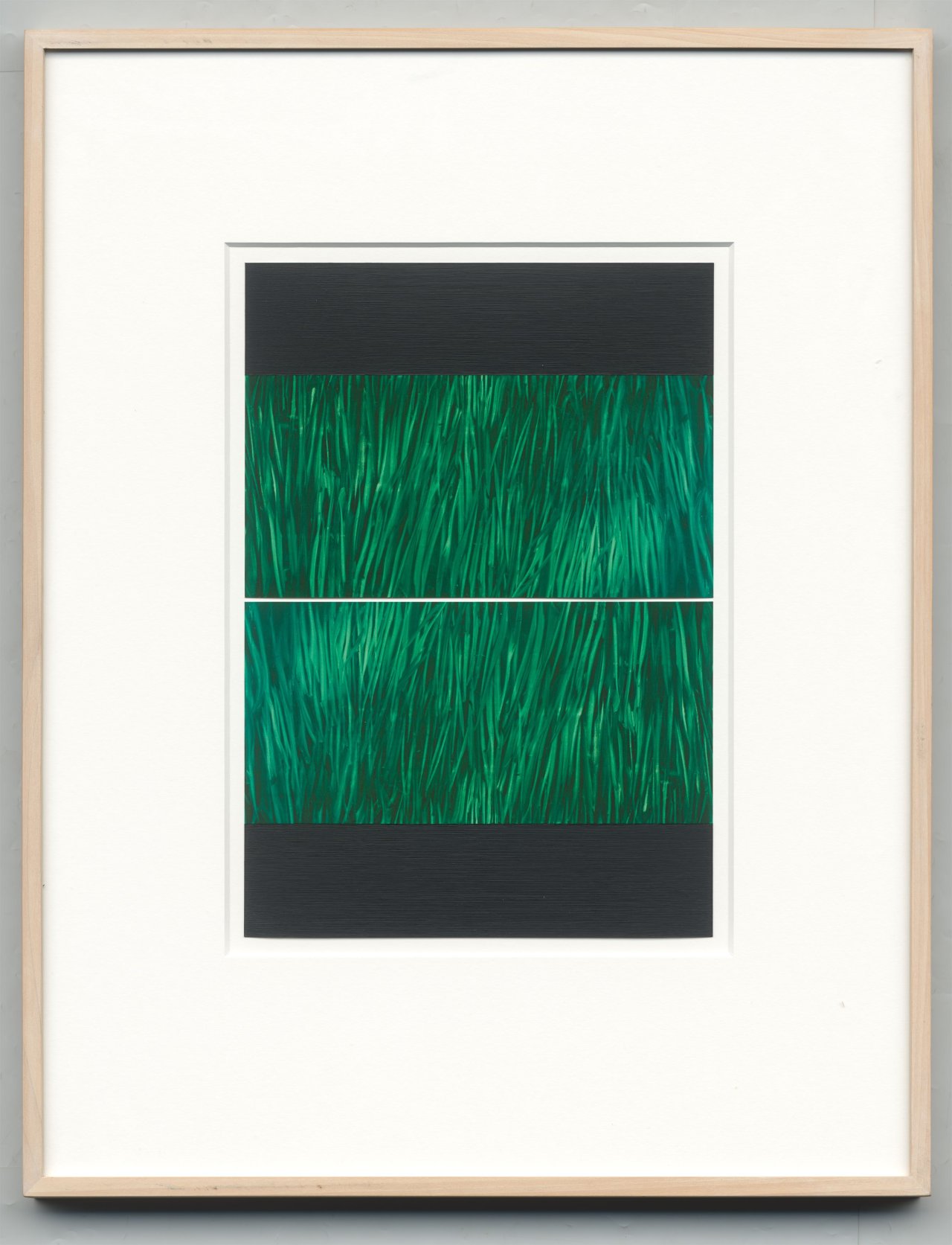 Auf diesem Bild ist das folgende Kunstwerk zu sehen: Frank Gerritz. „Green Structure“. 2009.