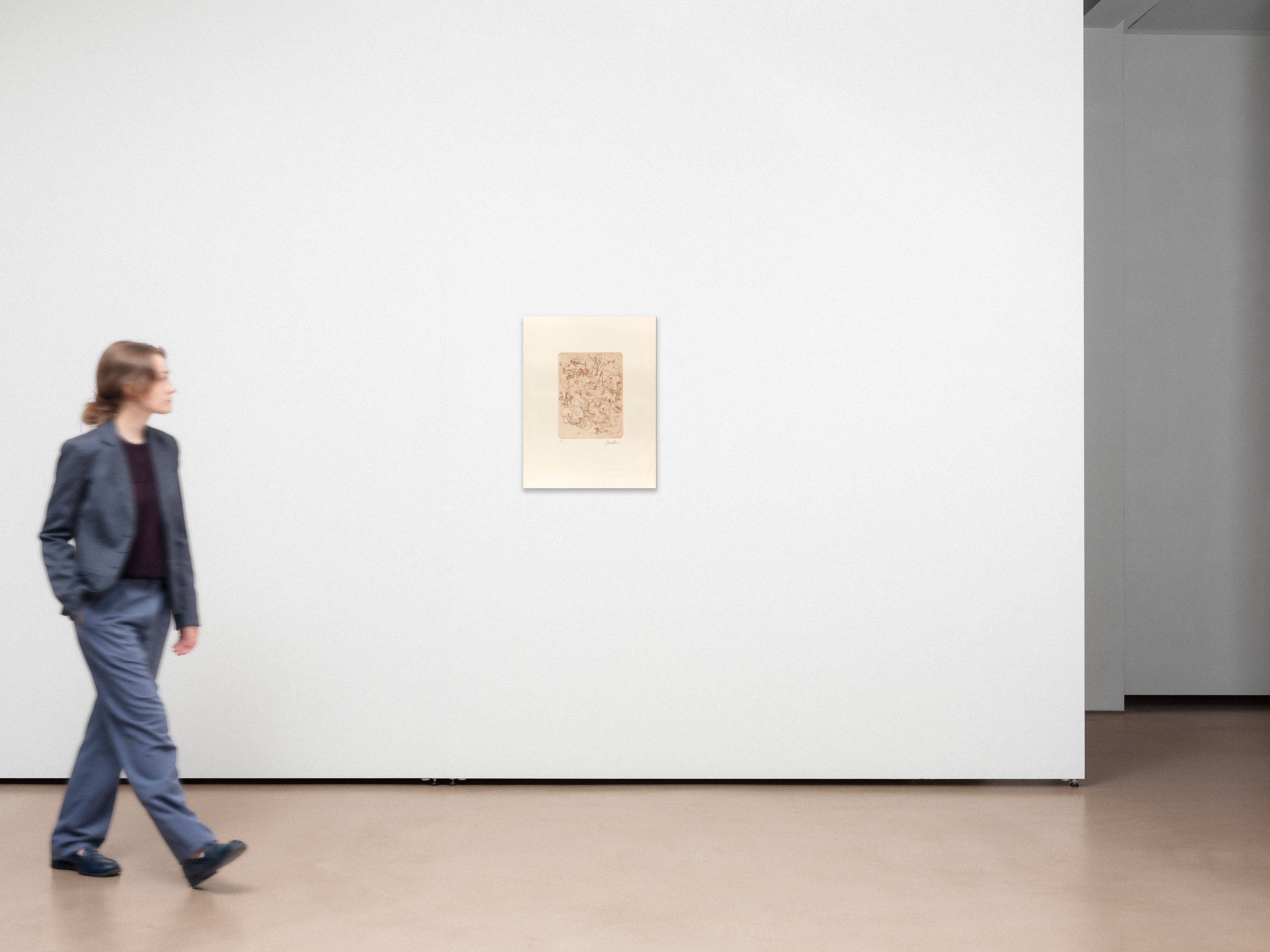 Auf diesem Bild ist das folgende Kunstwerk zu sehen: Georg Baselitz. „Hirte“. 1965/67.