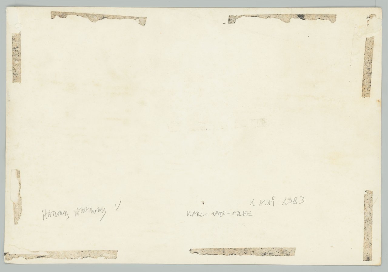 This picture shows the following artwork: Harald Hauswald. ”1. Mai 1983. Karl-Marx-Allee”. 1983.