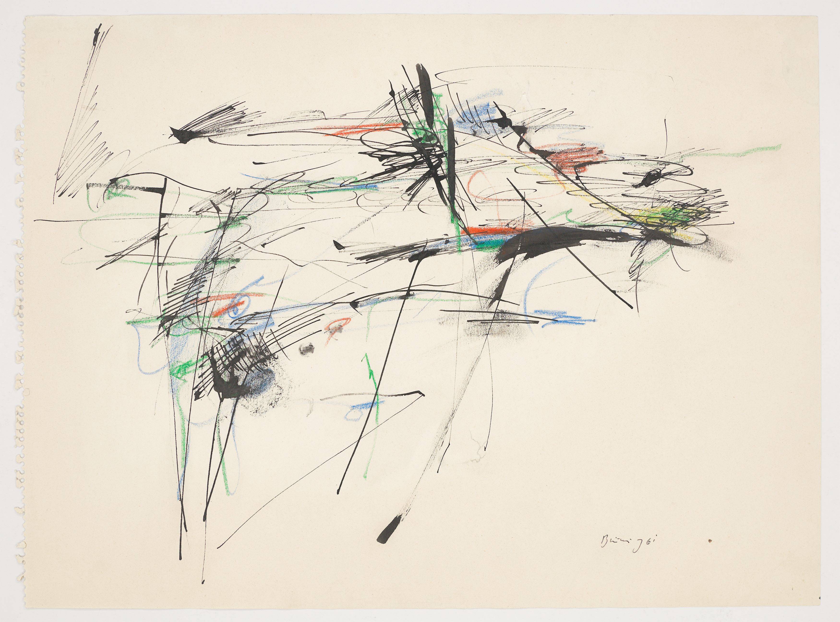 This picture shows the following artwork: Peter Brüning. Untitled. 1961.
