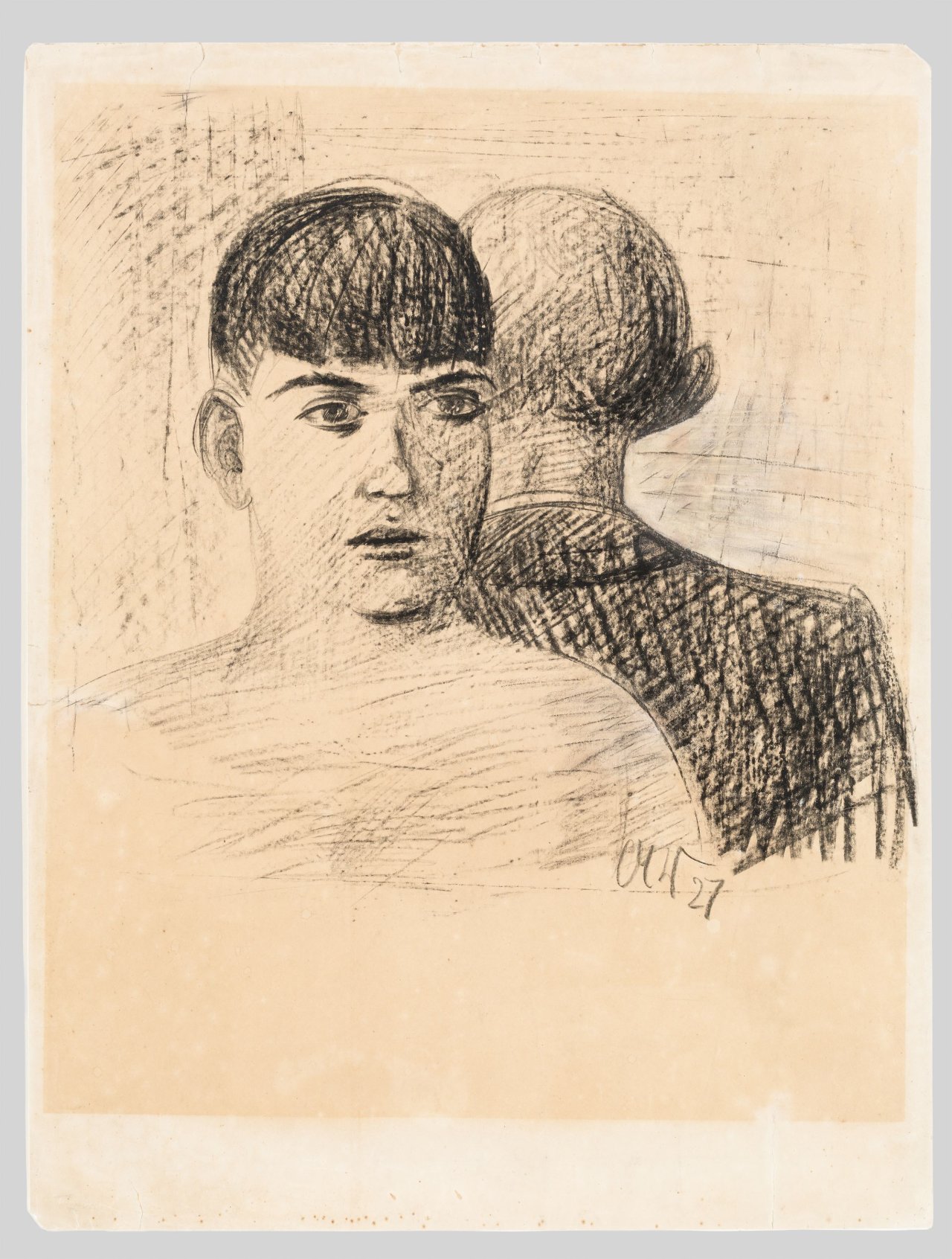 This picture shows the following artwork: Anton Räderscheidt. ”Das Paar”. 1927.