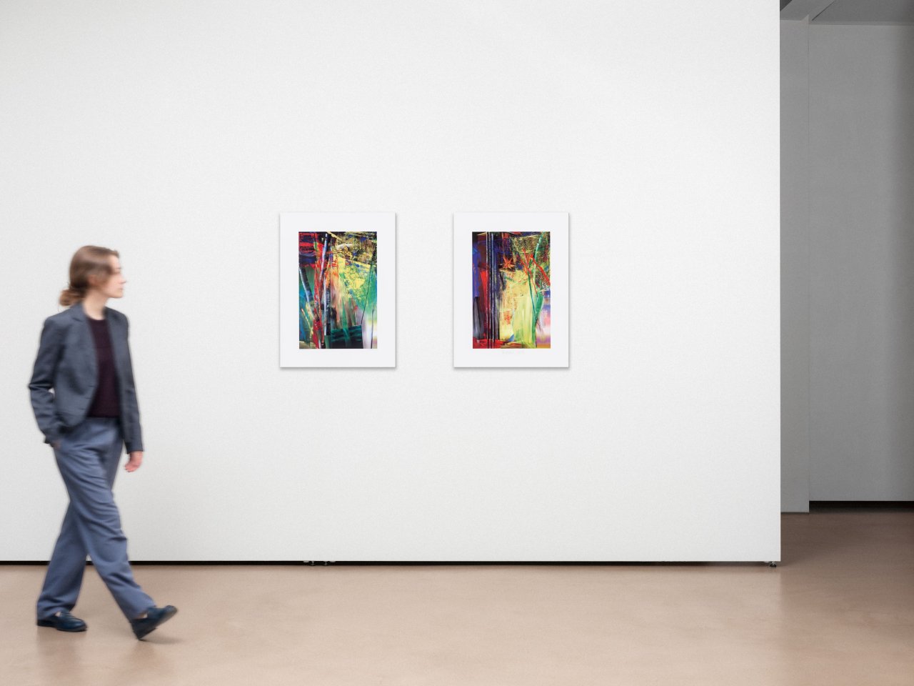 Auf diesem Bild ist das folgende Kunstwerk zu sehen: Gerhard Richter. „Victoria I“ und „Victoria II“. 2003.