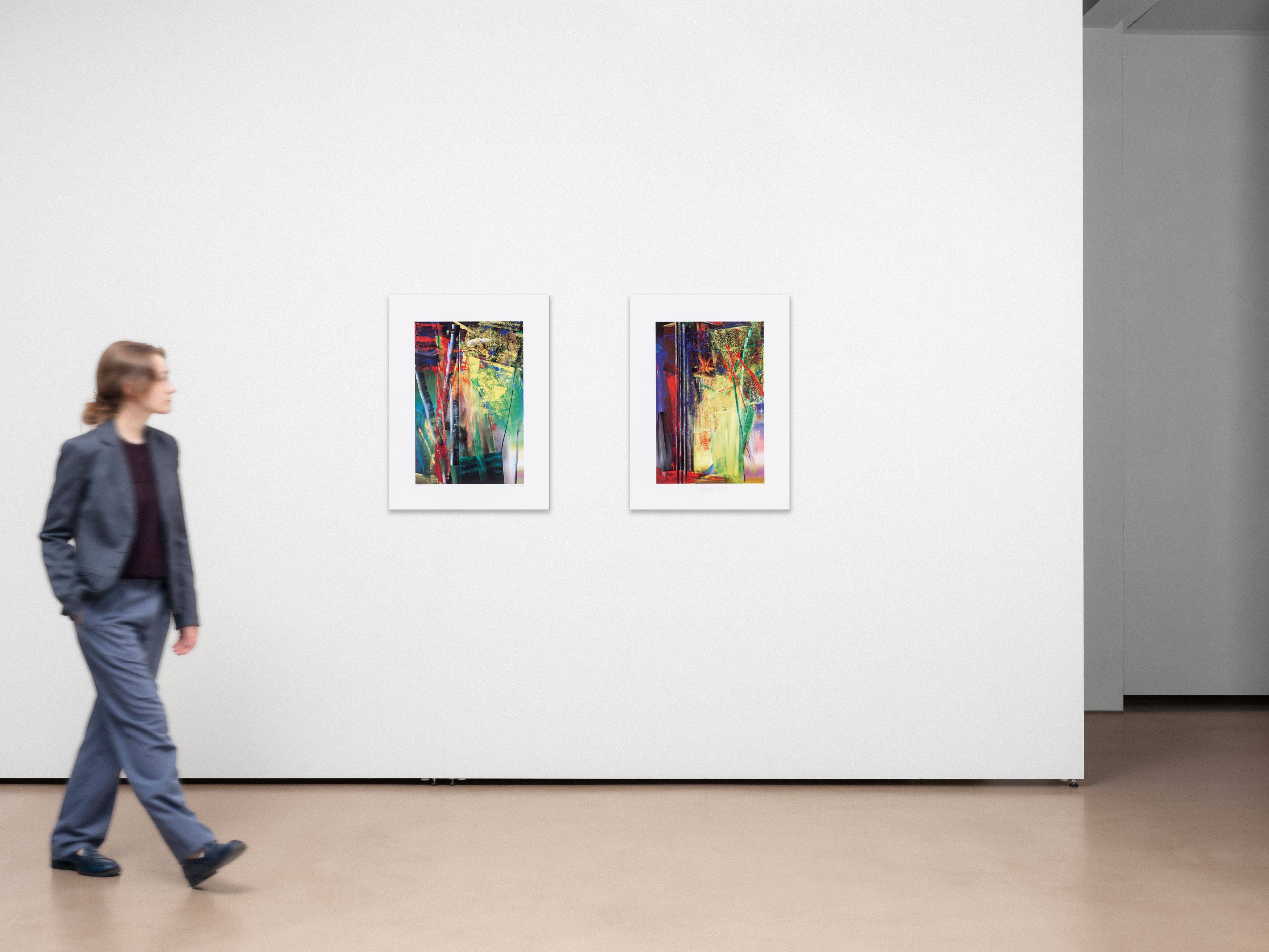 Auf diesem Bild ist das folgende Kunstwerk zu sehen: Gerhard Richter. „Victoria I“ und „Victoria II“. 2003.