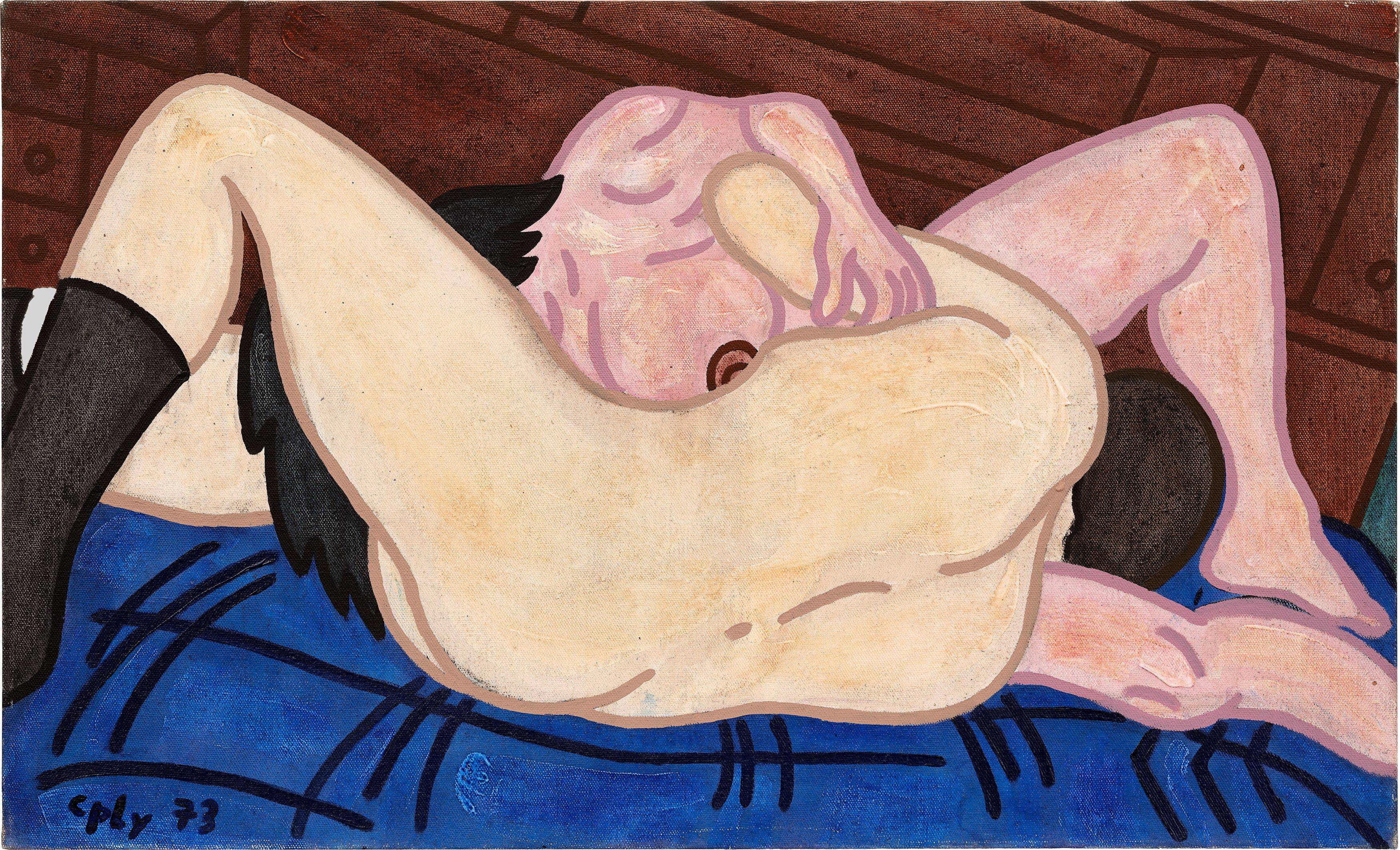 This picture shows the following artwork: William N. Copley. ”The 69 Steps”. 1973.