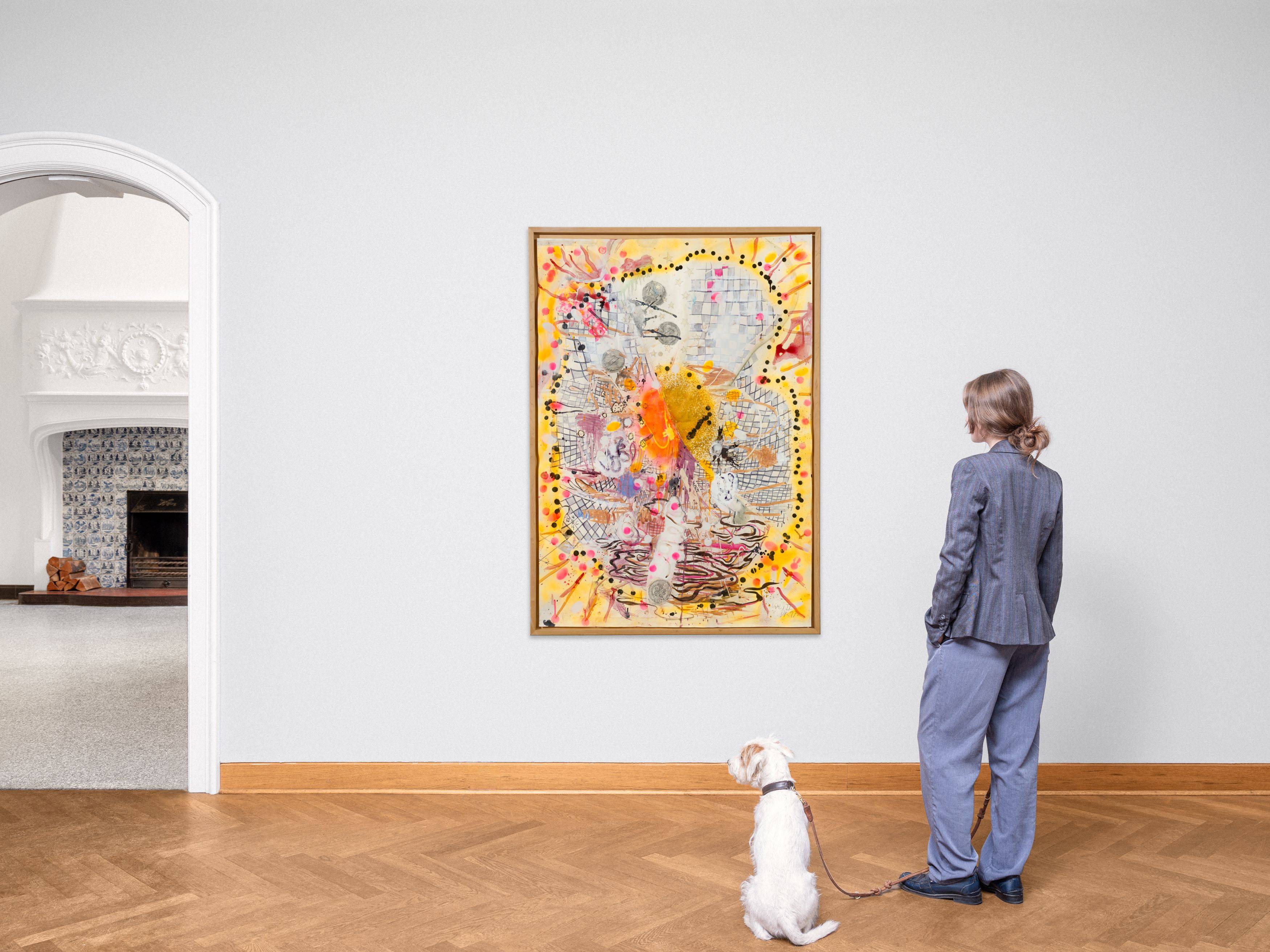 This picture shows the following artwork: Daniel Richter. W + W (Wille und Weg) II. 1997.