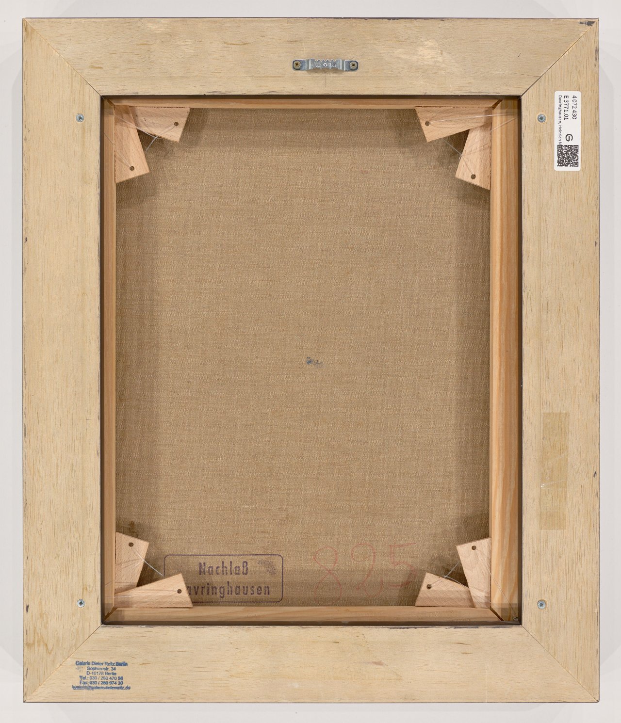 This picture shows the following artwork: Heinrich Maria Davringhausen. ”Porträt eines Mannes”. 1912.