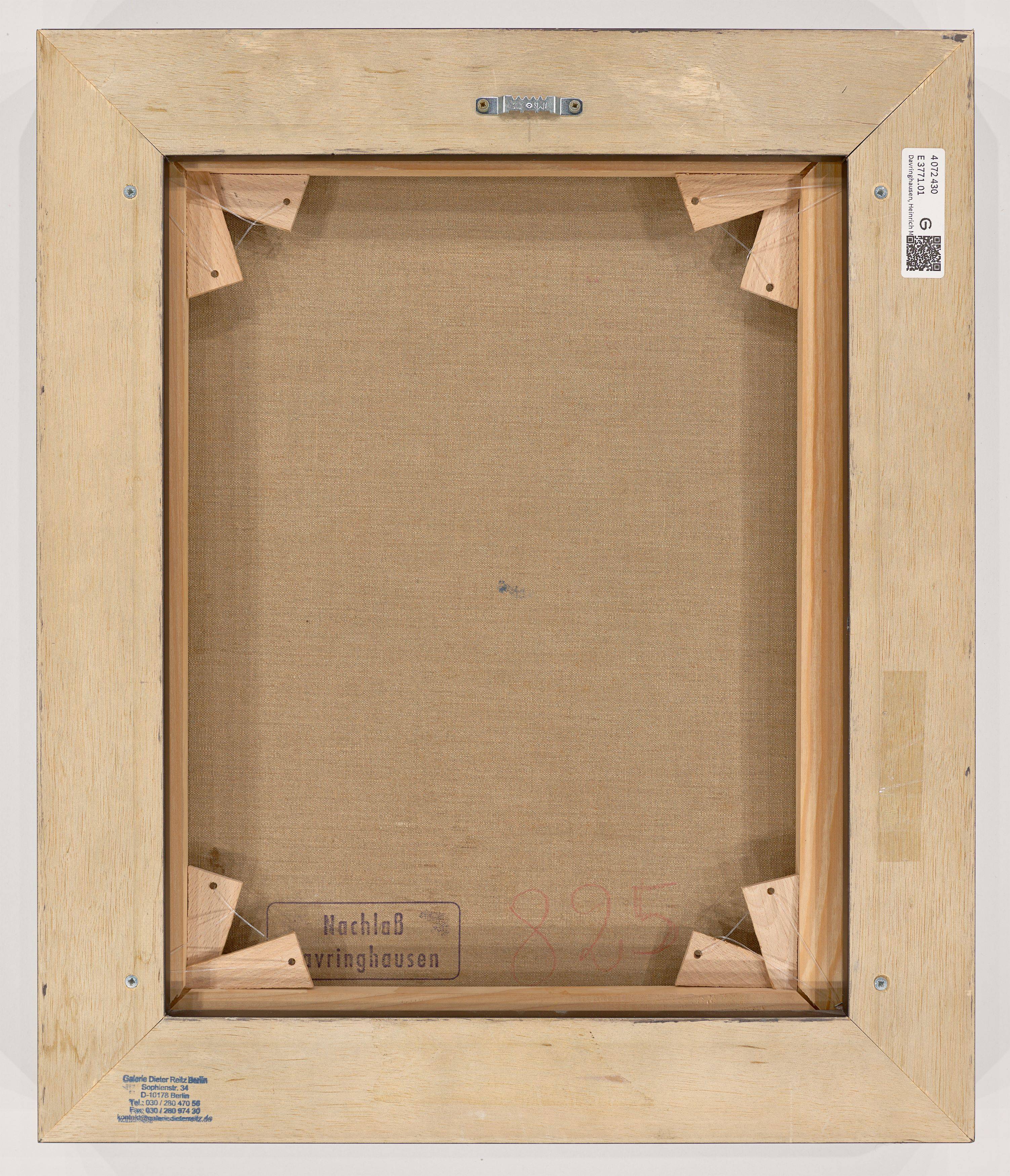 This picture shows the following artwork: Heinrich Maria Davringhausen. ”Porträt eines Mannes”. 1912.