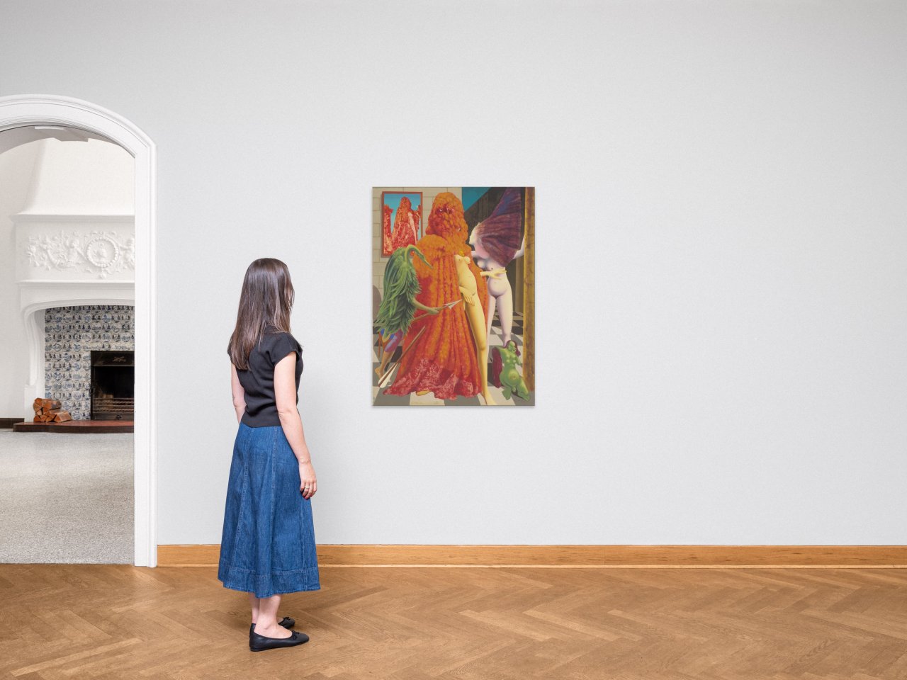 This picture shows the following artwork: Max Ernst. ”The Attirement of the Bride”. 1939-40/1973.