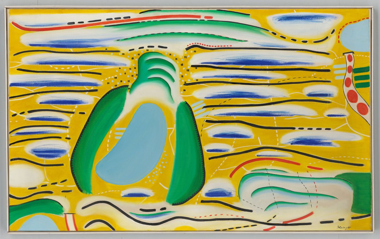 Auf diesem Bild ist das folgende Kunstwerk zu sehen: Peter Brüning. „Nr. 33/65“. 1965.