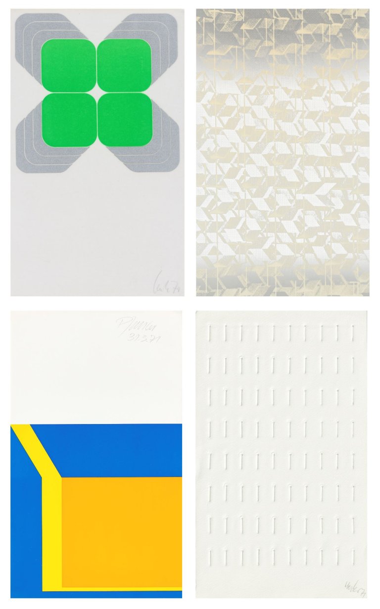 This picture shows the following artwork:  Portfolio. ”XXXV biennale di venezia padiglione tedesco”. 1970/71.