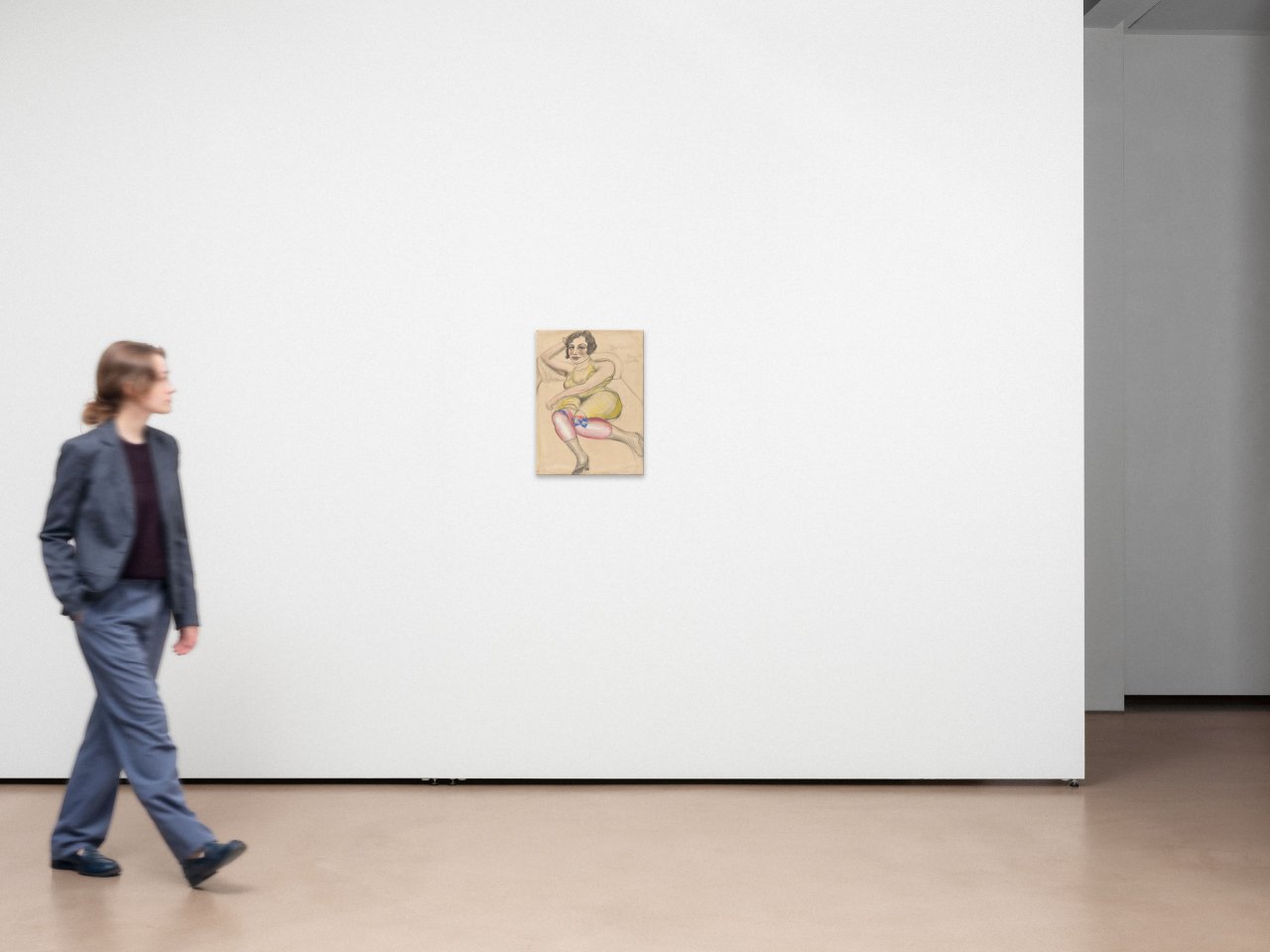 Auf diesem Bild ist das folgende Kunstwerk zu sehen: Kurt Günther. „Bruni“. 1921.