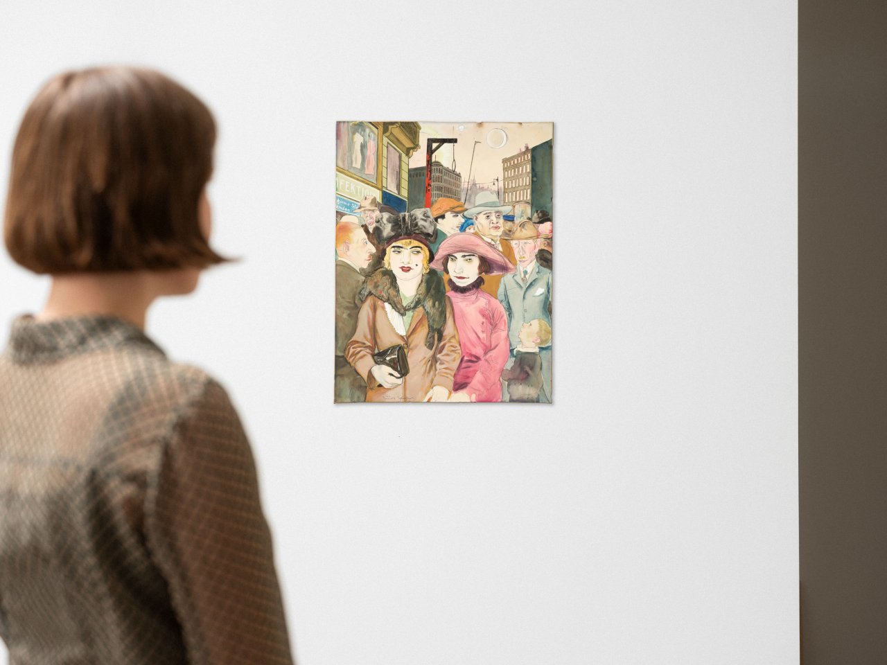 Auf diesem Bild ist das folgende Kunstwerk zu sehen: Rudolf Schlichter. Hausvogteiplatz. 1926.