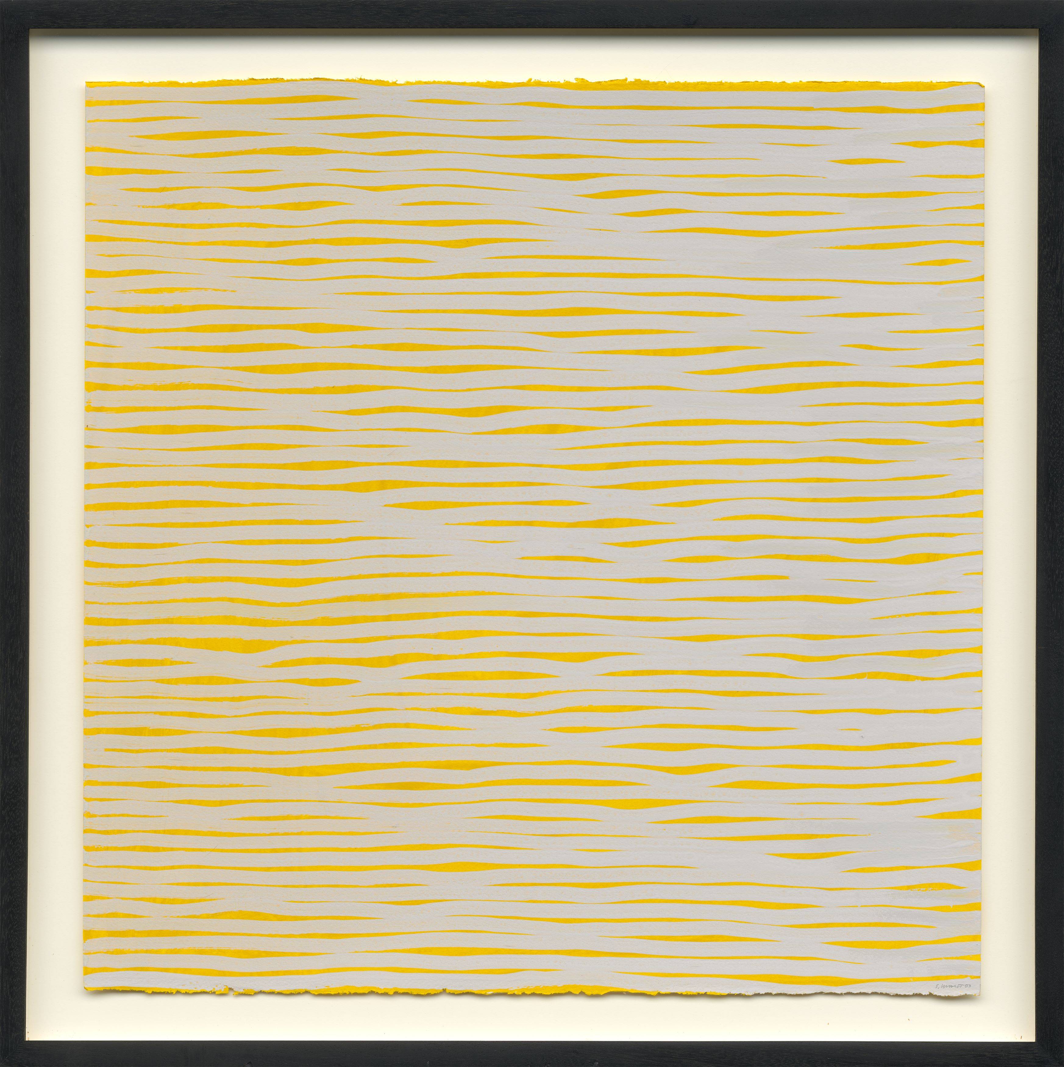 This picture shows the following artwork: Sol LeWitt. Horizontal Brushstrokes. 2003.