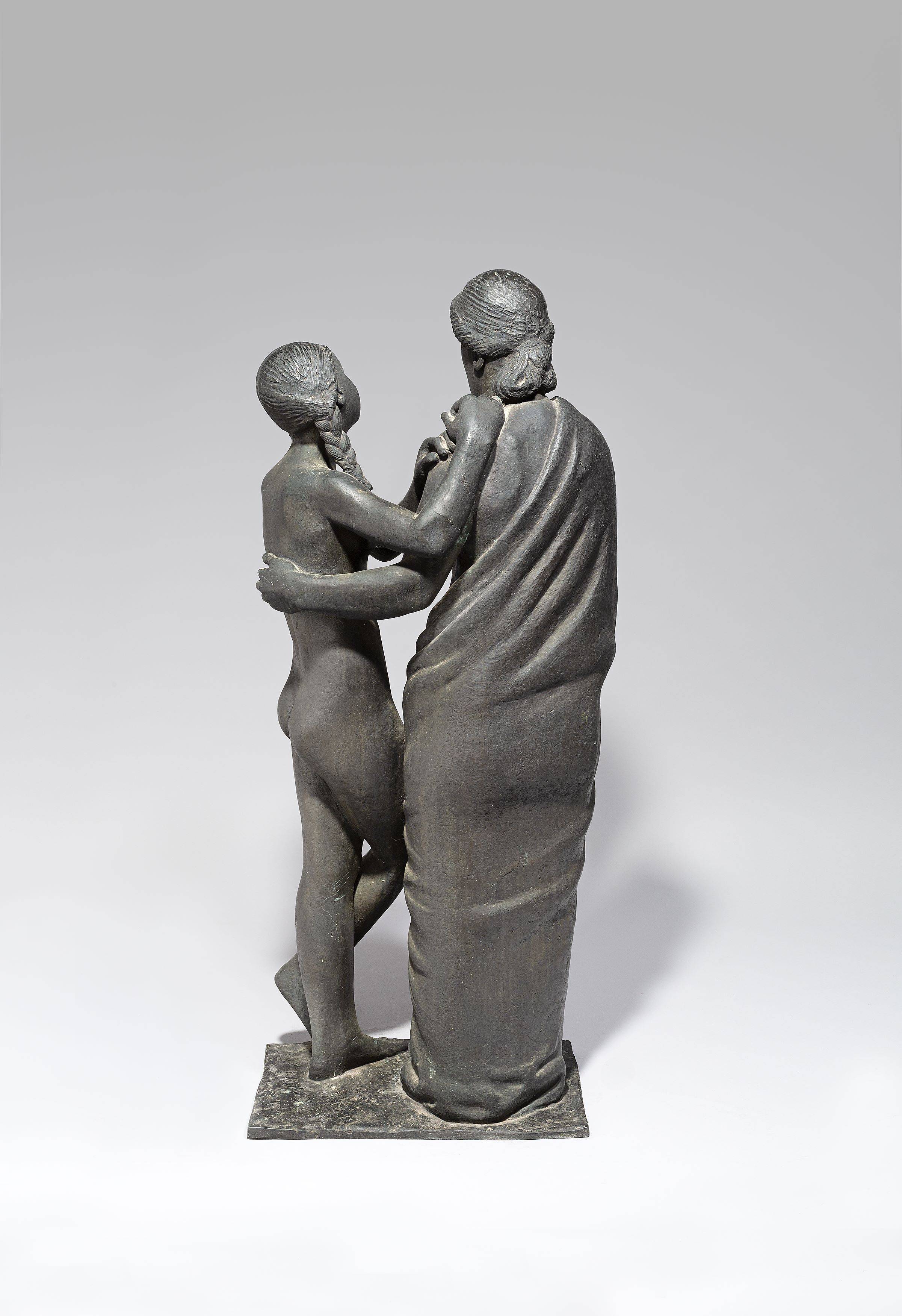 This picture shows the following artwork: Gerhard Marcks. ”Mutter und Tochter”. 1940.