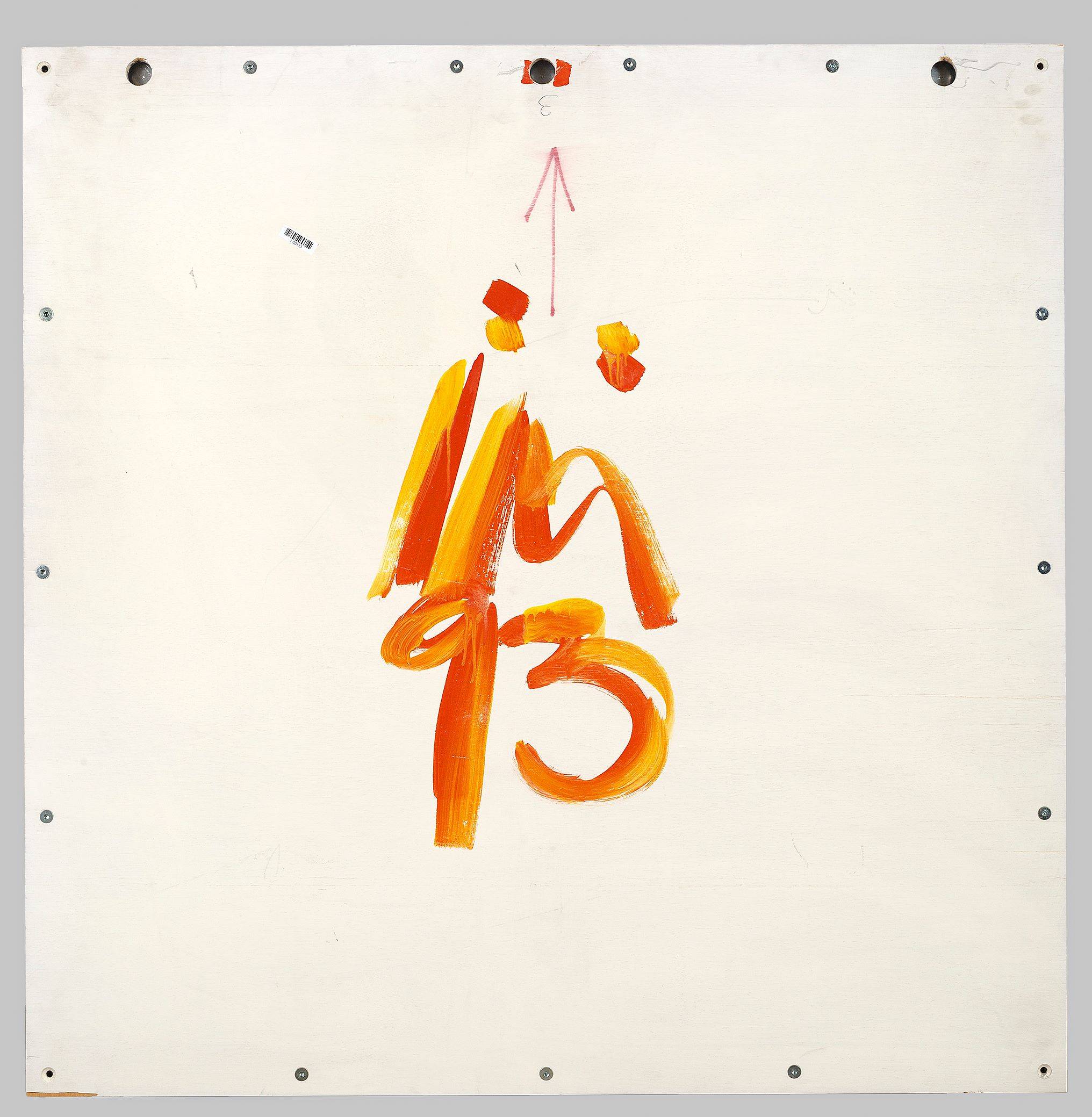 This picture shows the following artwork: Imi Knoebel. Permanentmagenta. 1993.