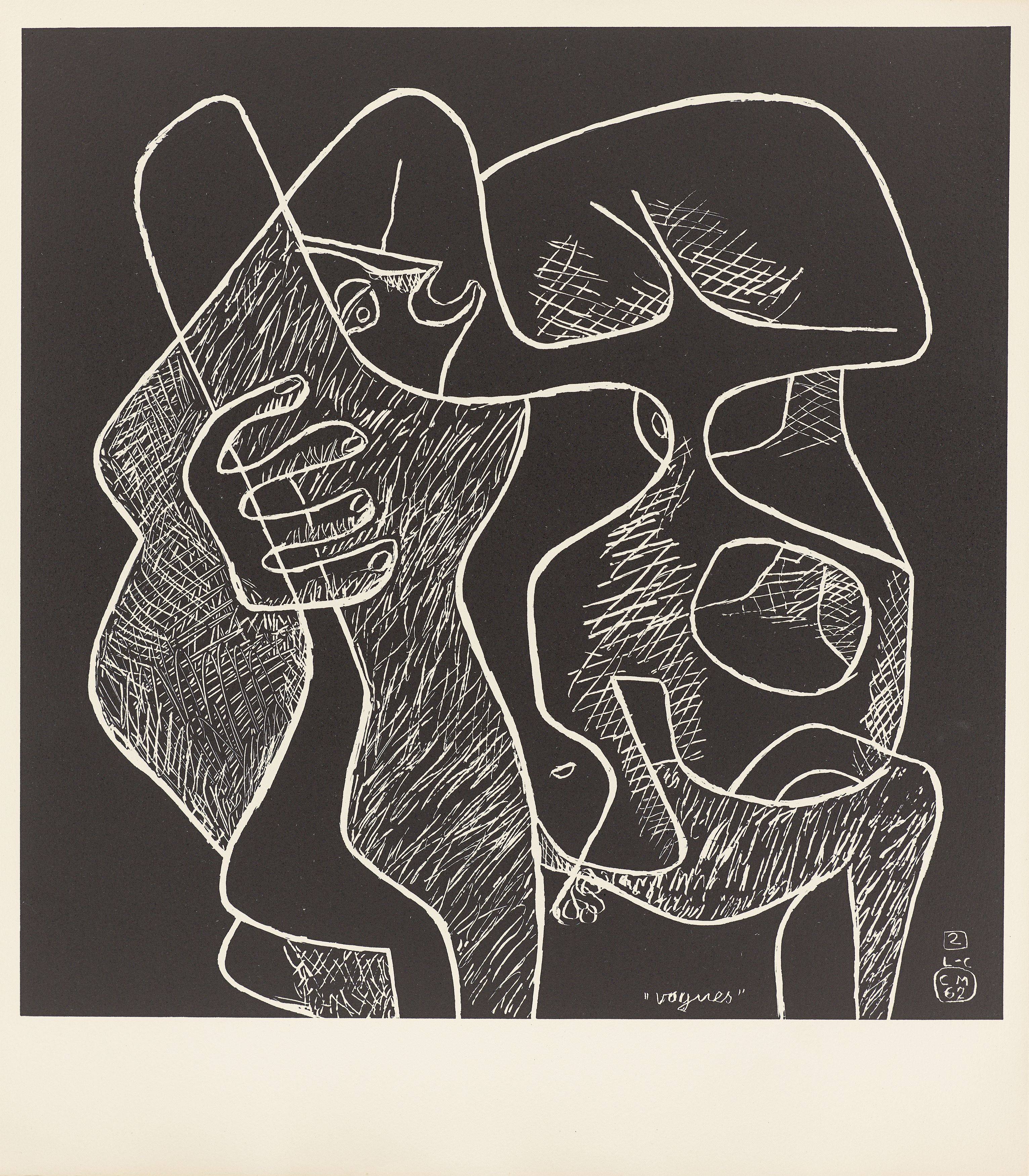 This picture shows the following artwork:  Le Corbusier. „La mer est toujours présente“. 1962.