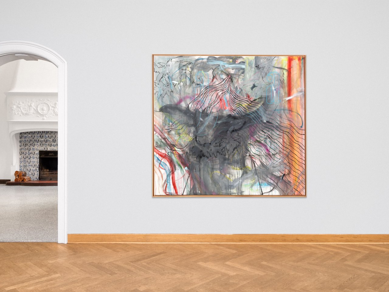 This picture shows the following artwork: Henning Strassburger. ”air in the air”. 2011.