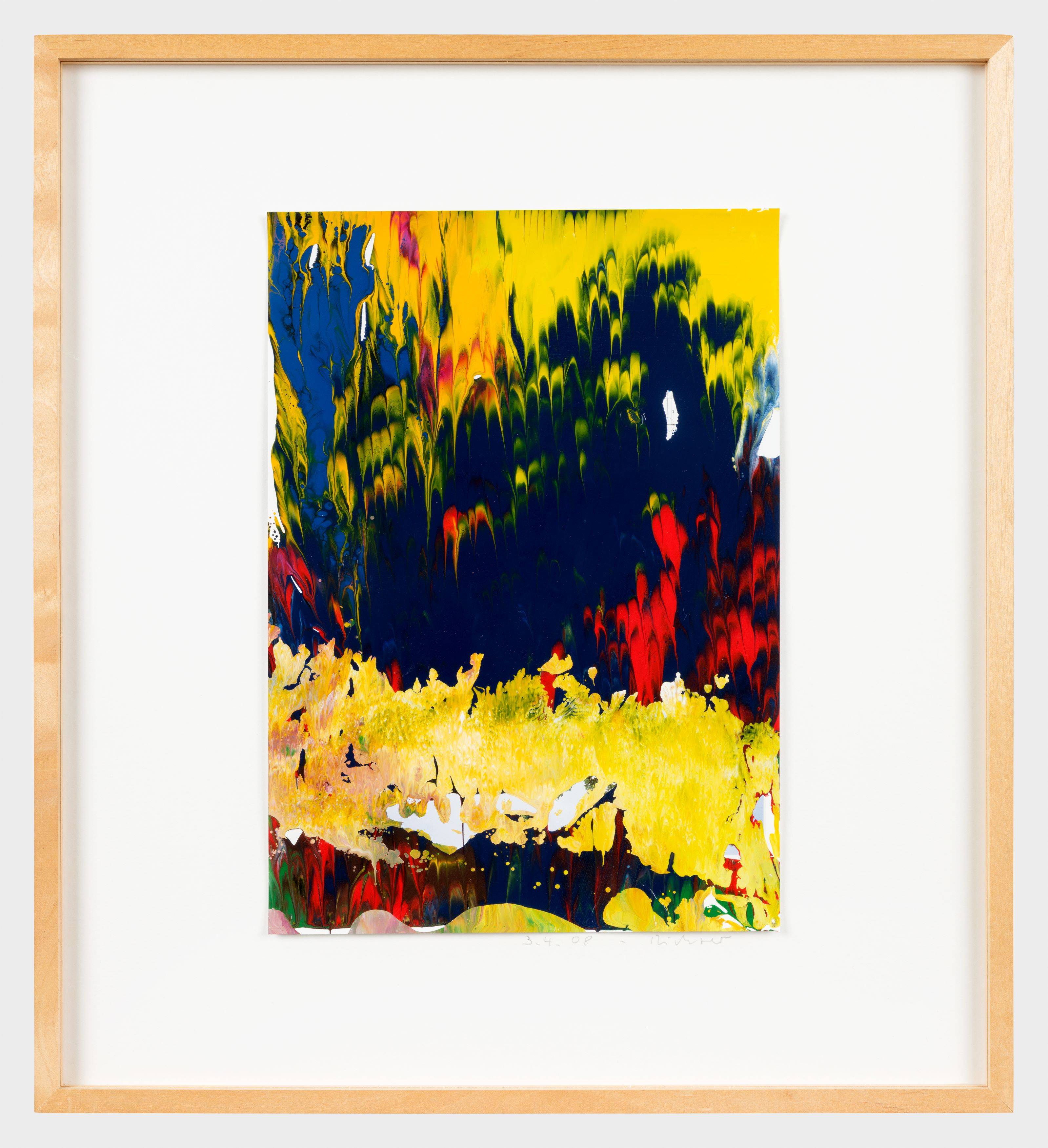 Auf diesem Bild ist das folgende Kunstwerk zu sehen: Gerhard Richter. „3.4.08“. 2008.