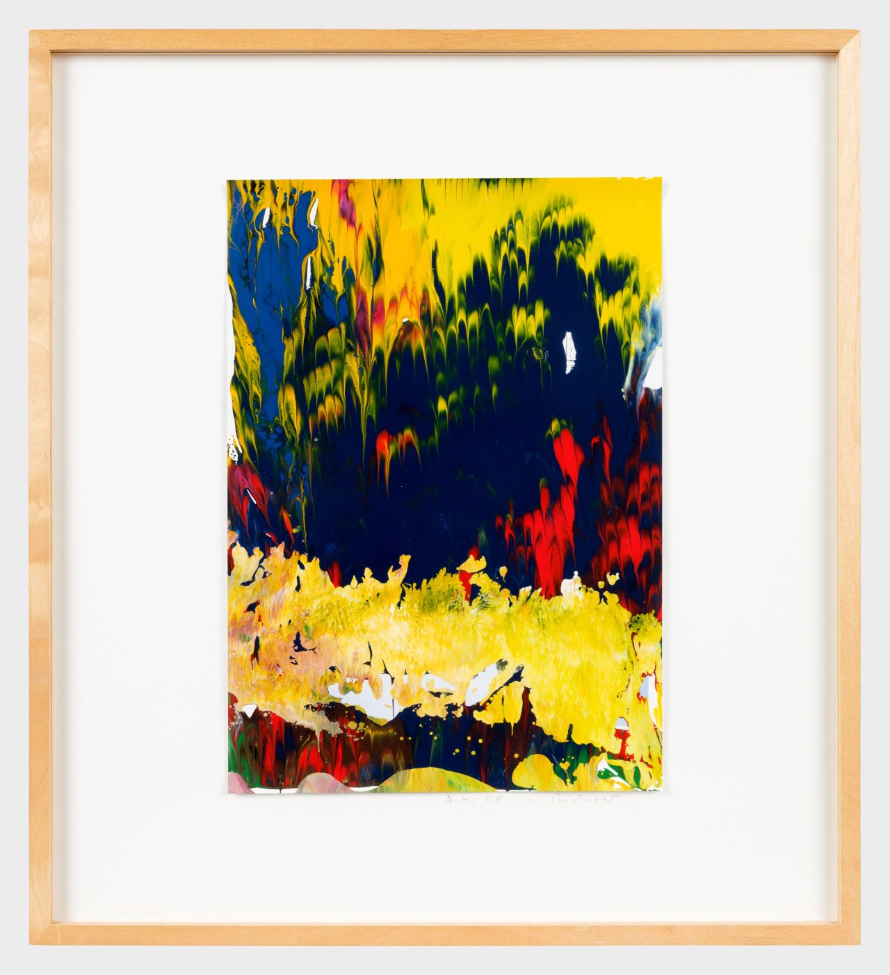 Auf diesem Bild ist das folgende Kunstwerk zu sehen: Gerhard Richter. „3.4.08“. 2008.