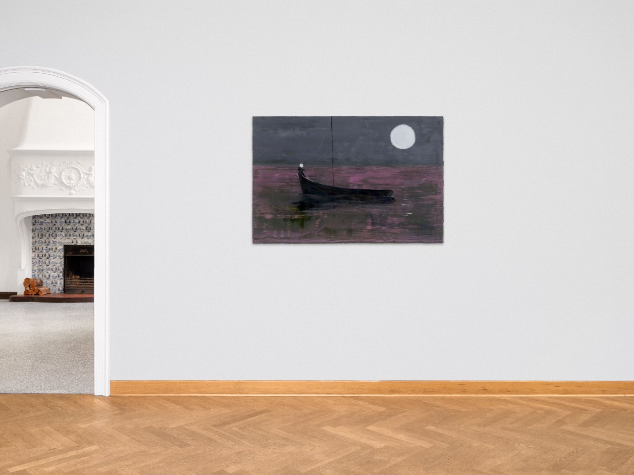 This picture shows the following artwork: Norbert Schwontkowski. Moon dog. 2010.