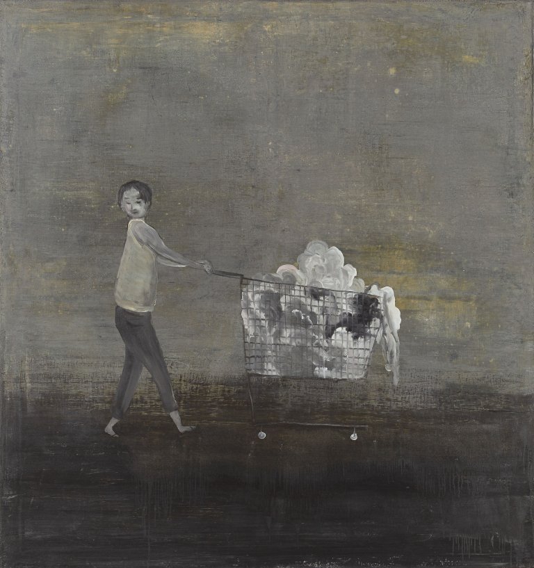 This picture shows the following artwork: Norbert Schwontkowski. Sleepwalker. 2006.