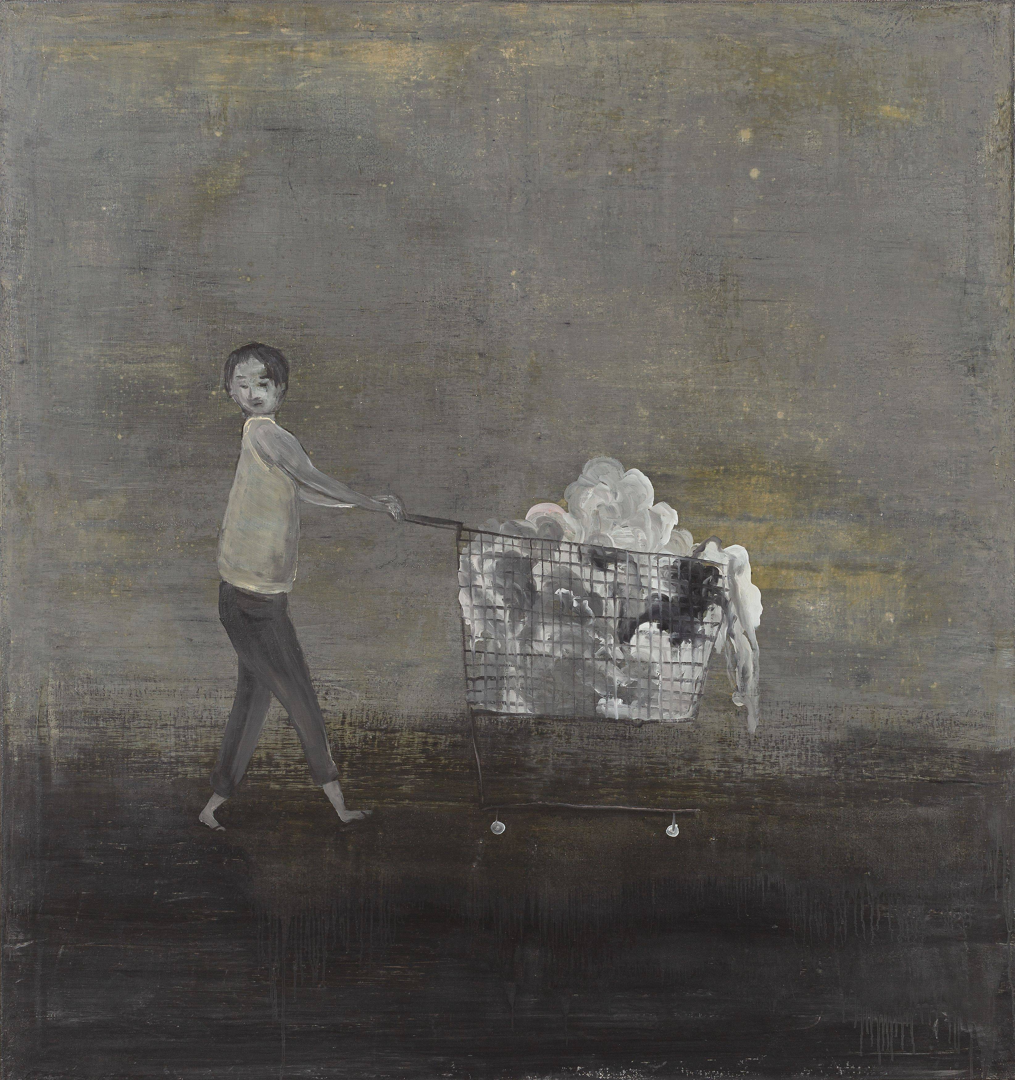 This picture shows the following artwork: Norbert Schwontkowski. Sleepwalker. 2006.