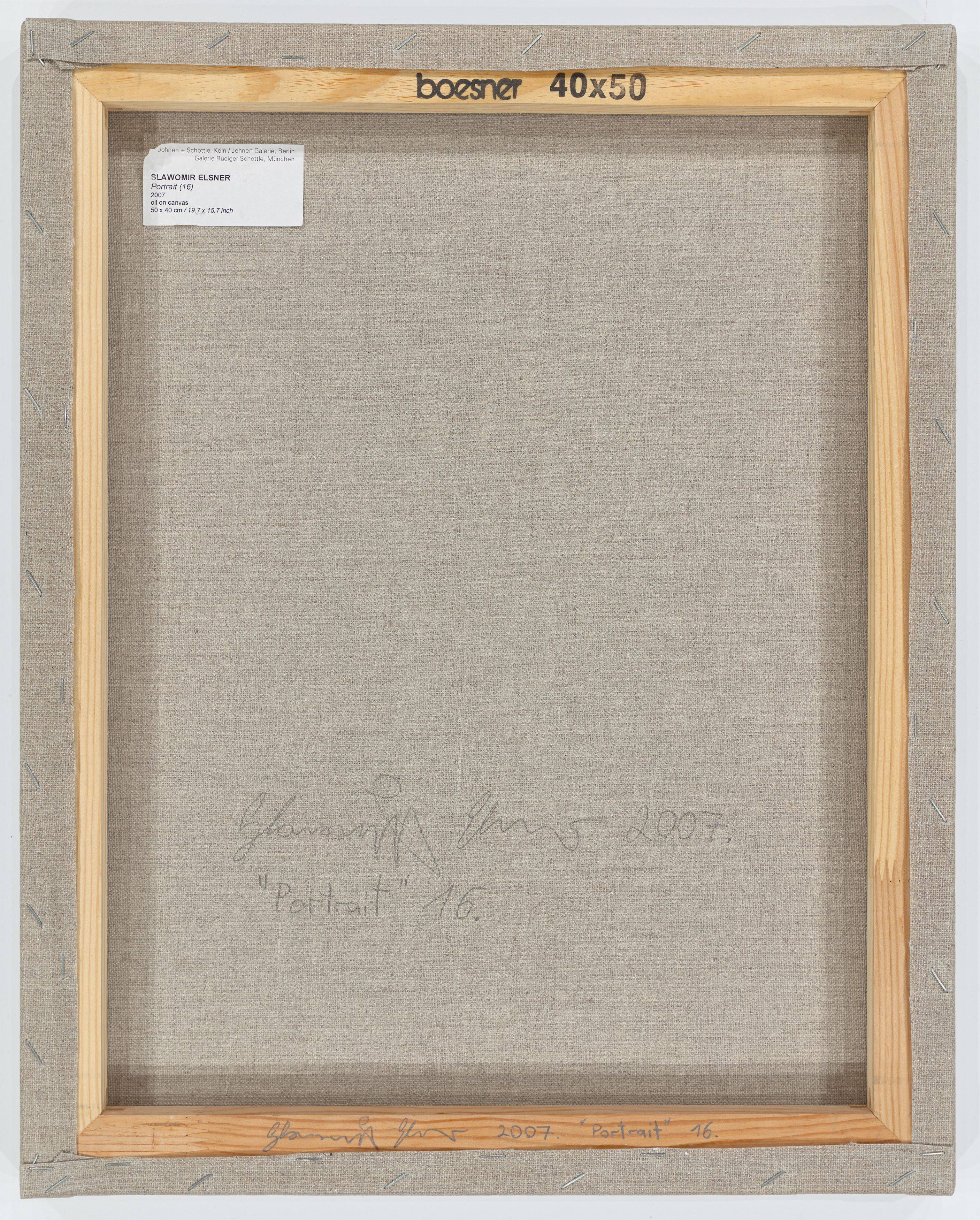 This picture shows the following artwork: Sławomir Elsner. ””Portrait” 16.”. 2007.