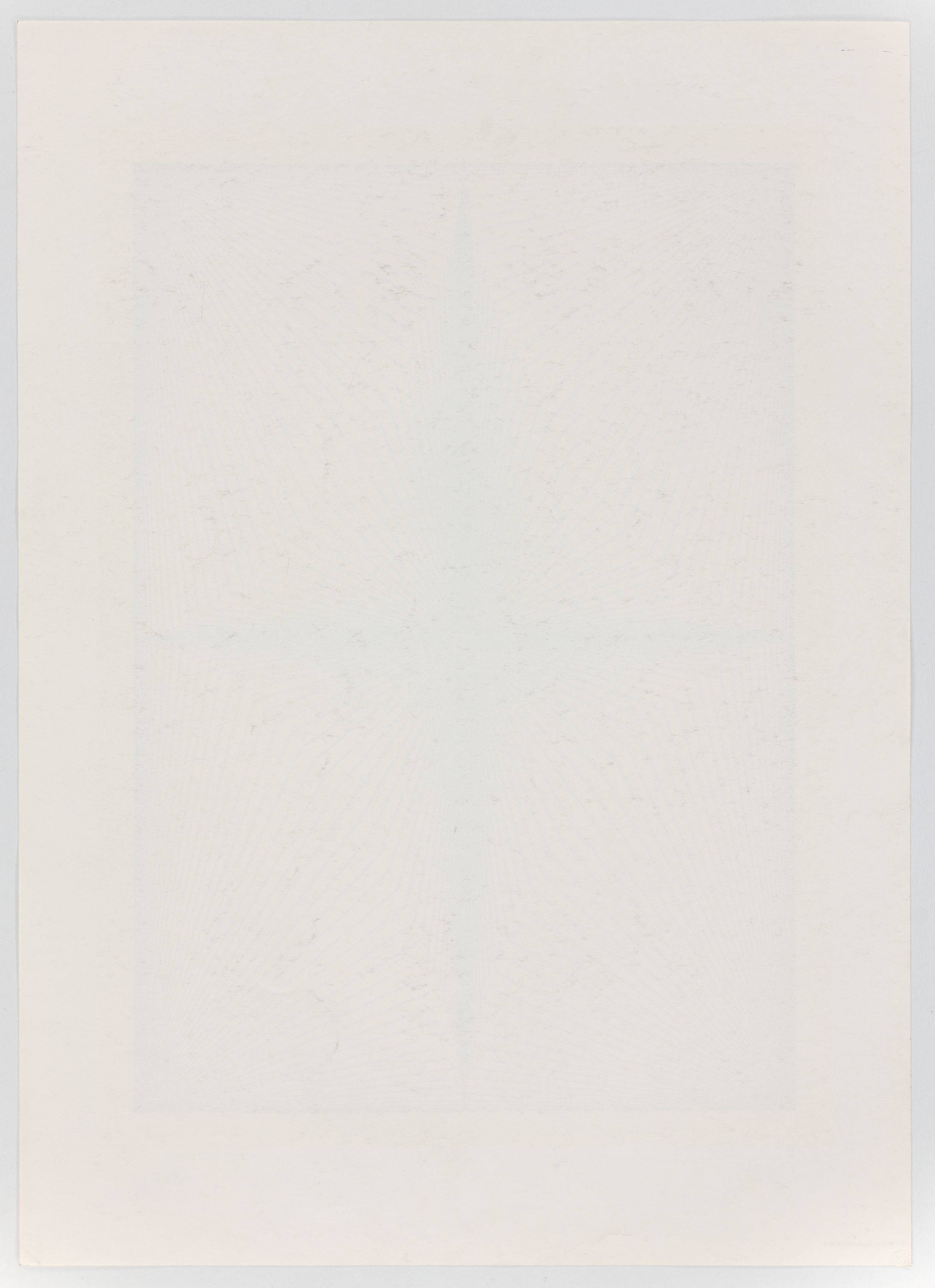 Auf diesem Bild ist das folgende Kunstwerk zu sehen: Georg Nees. Ohne Titel. 1970.