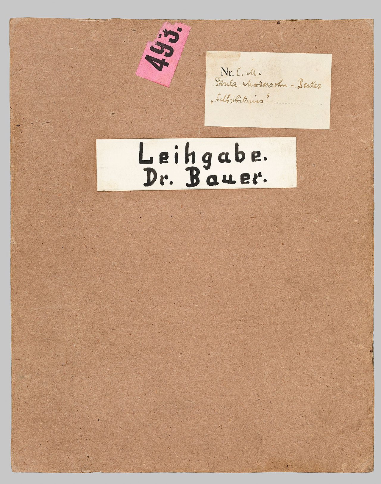 Auf diesem Bild ist das folgende Kunstwerk zu sehen: Paula Modersohn-Becker. „Selbstbildnis nach halblinks“. 1906.
