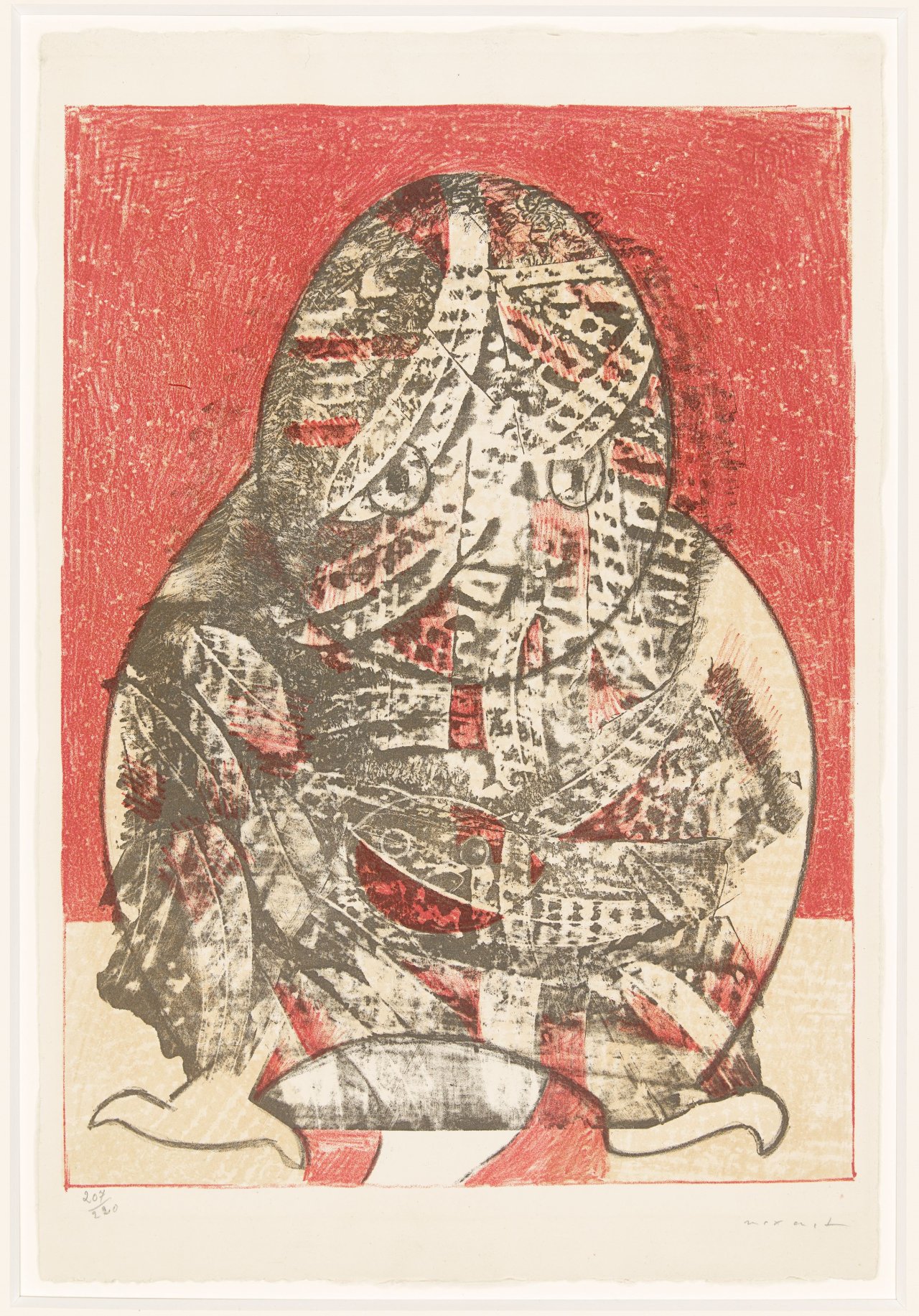 This picture shows the following artwork: Max Ernst. ”Hibou”. 1955.