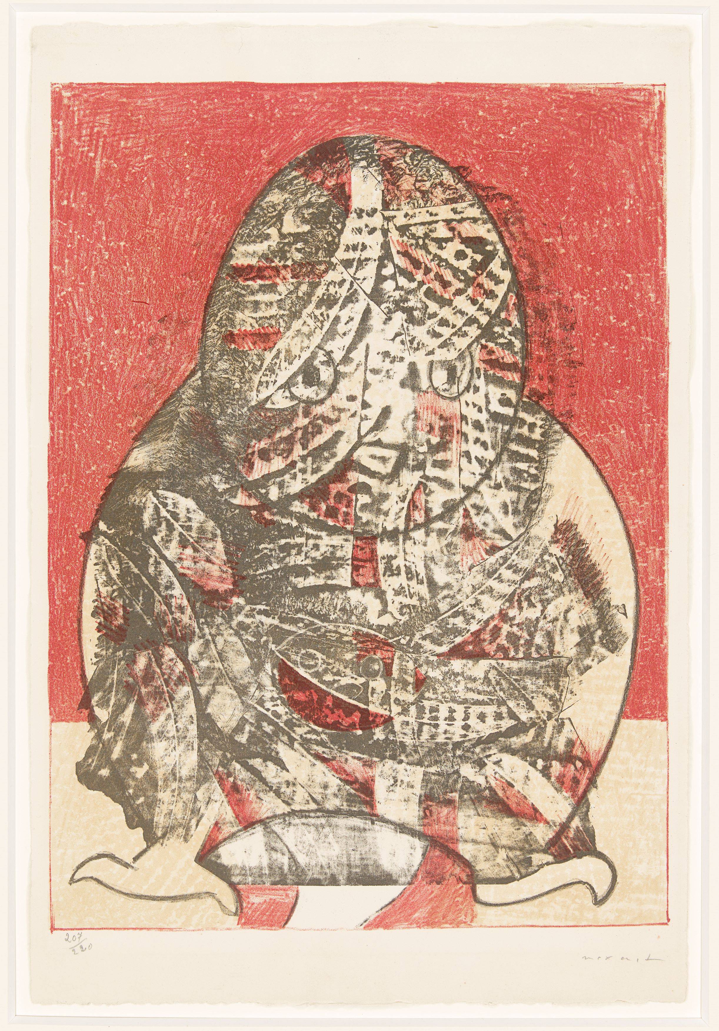 This picture shows the following artwork: Max Ernst. ”Hibou”. 1955.