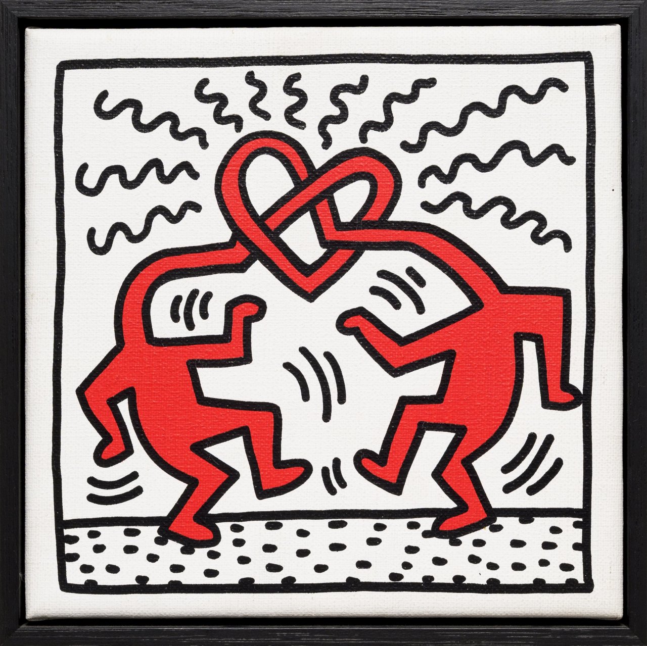This picture shows the following artwork: Keith Haring. Untitled. 1989.