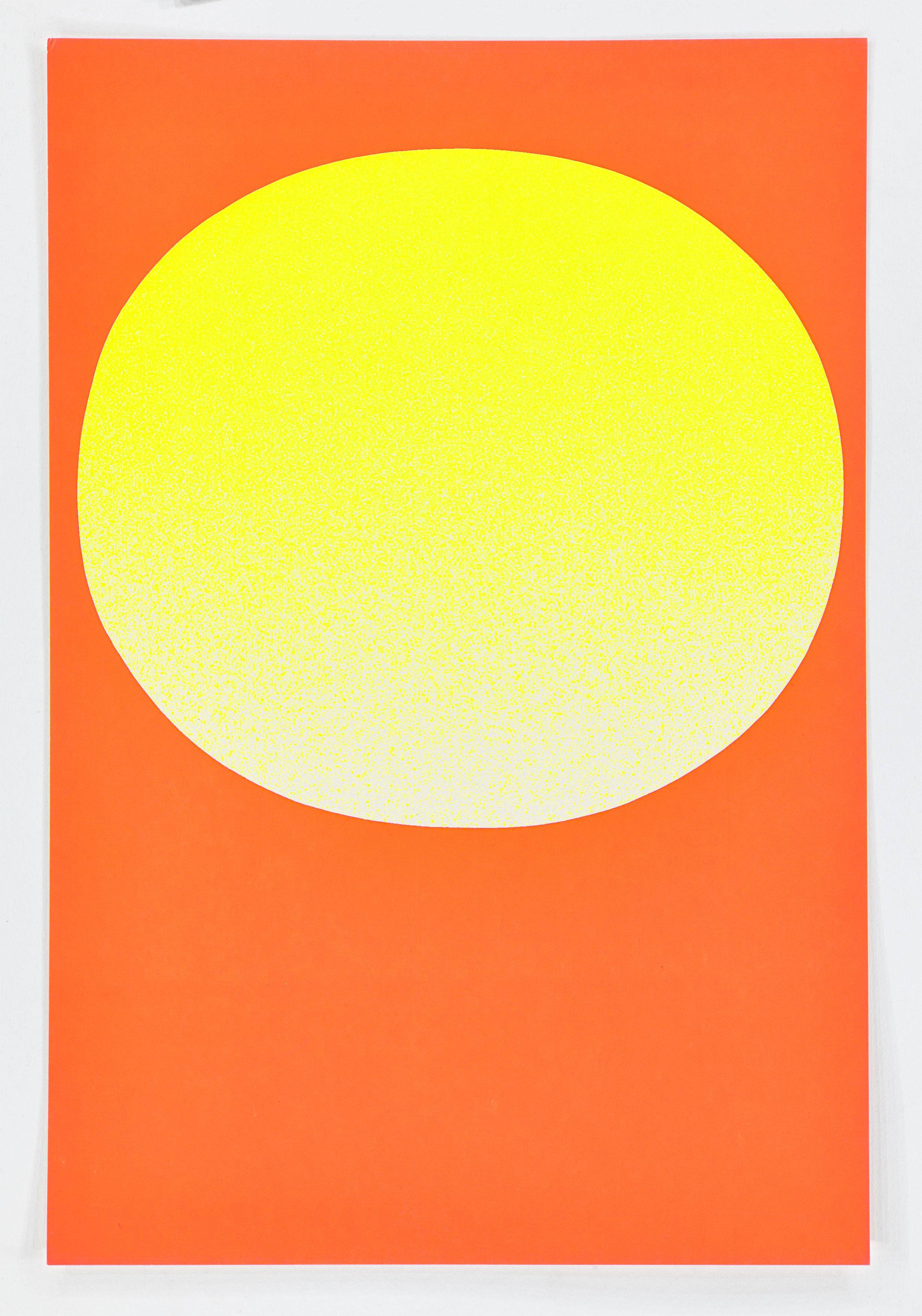 Auf diesem Bild ist das folgende Kunstwerk zu sehen: Rupprecht Geiger. „Geiger – Modulation“. 1969.