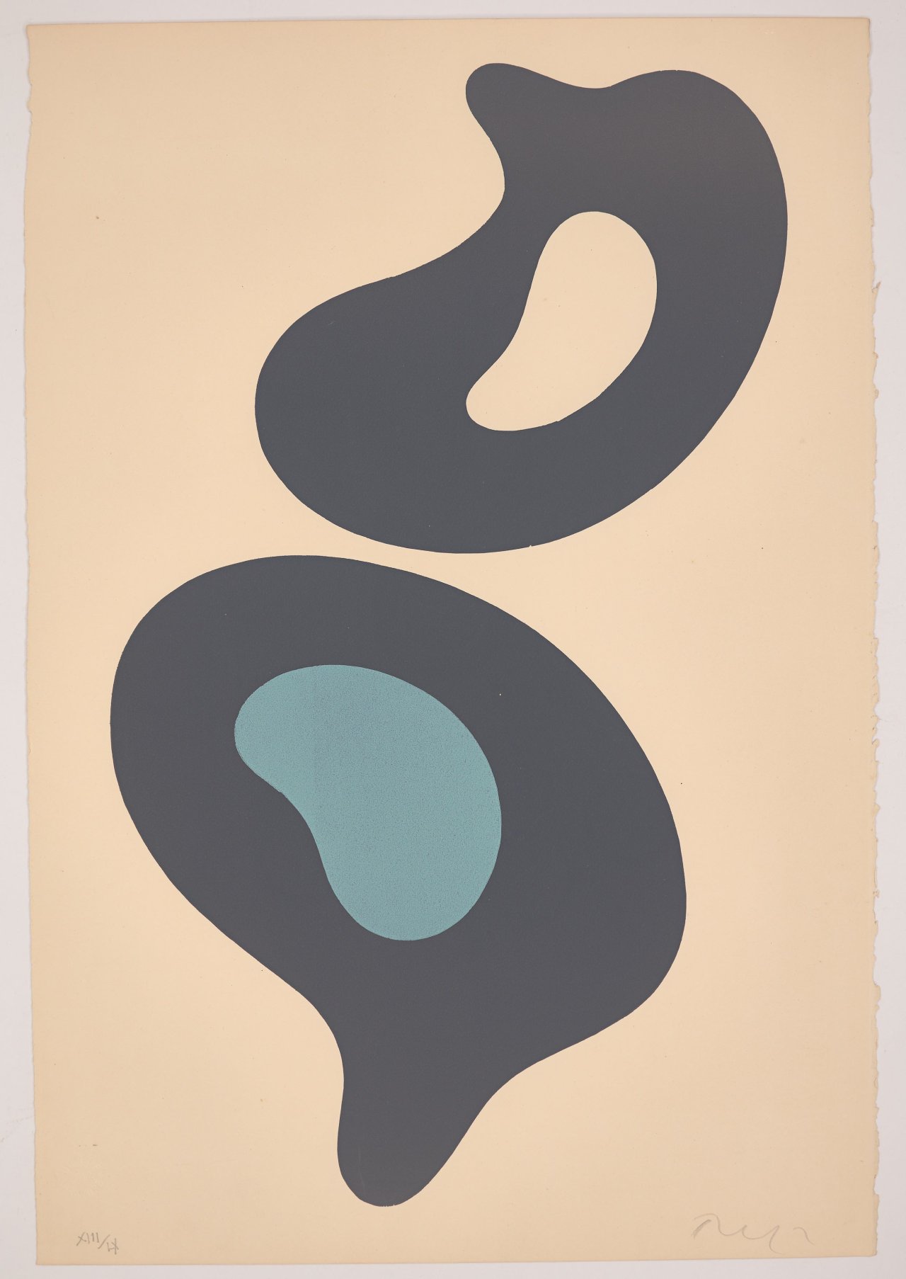 This picture shows the following artwork: Hans (Jean) Arp. ”Configuration”. 1951.