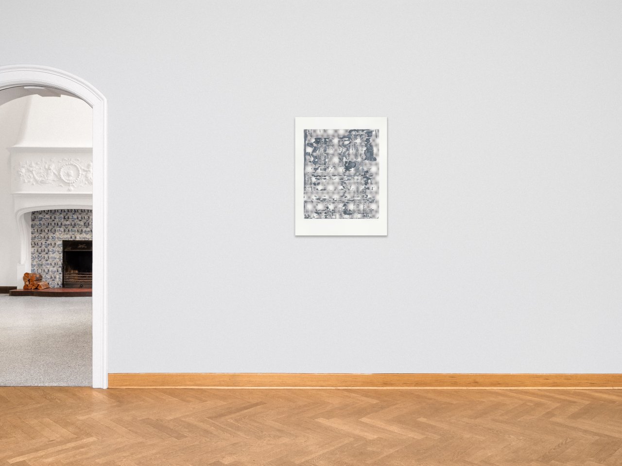 This picture shows the following artwork: Gerhard Richter. ”Graphit”. 2005.