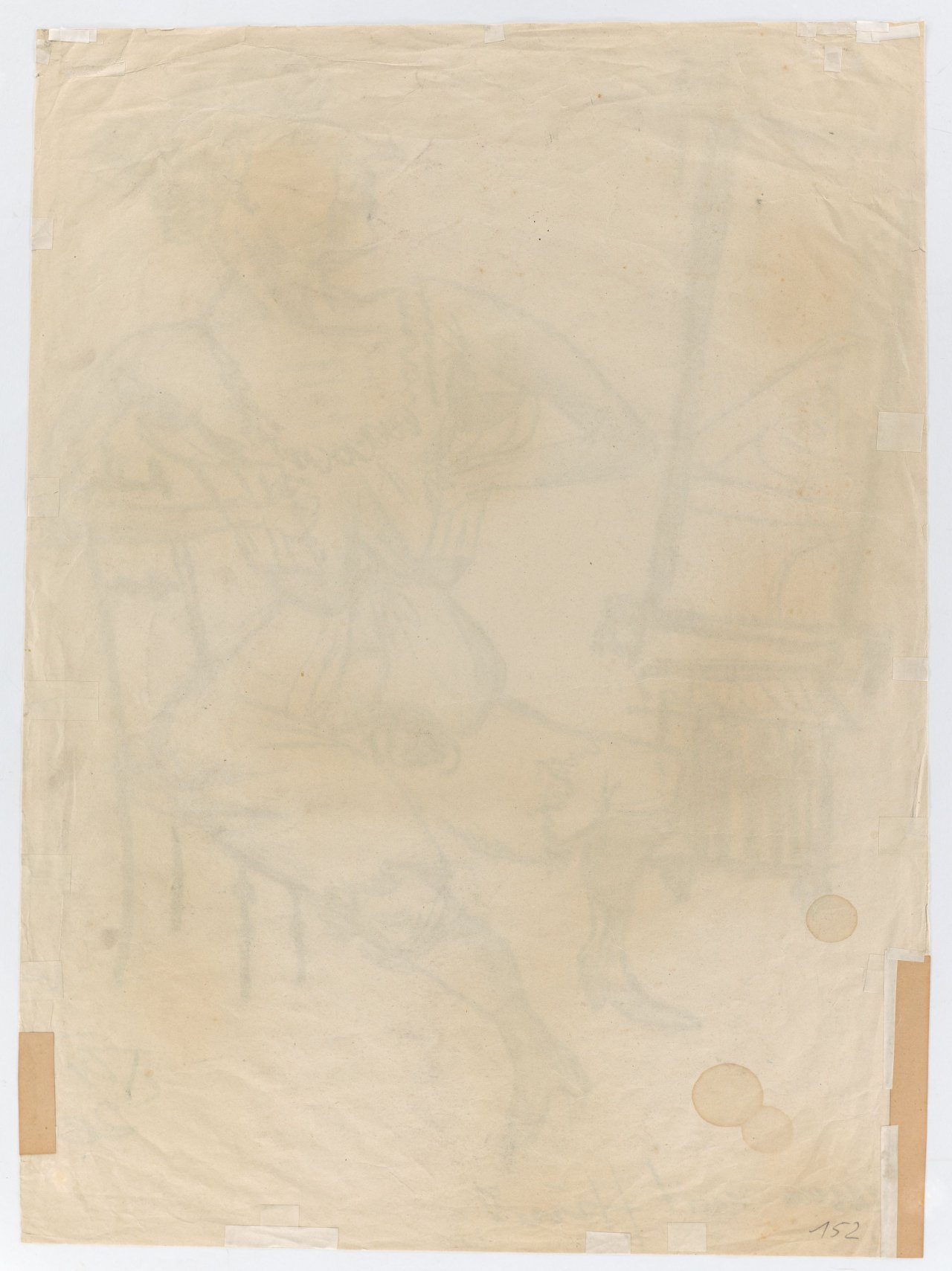 This picture shows the following artwork: Otto Dix. ”Dame mit Hund”. 1920.
