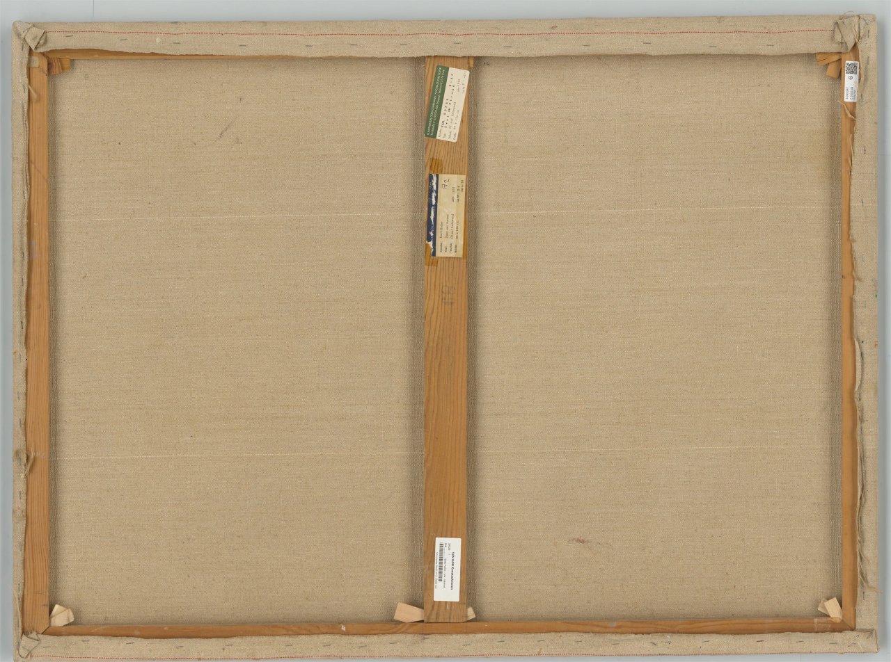 This picture shows the following artwork: Karl Hofer. ”Paar am Strand”. 1953.