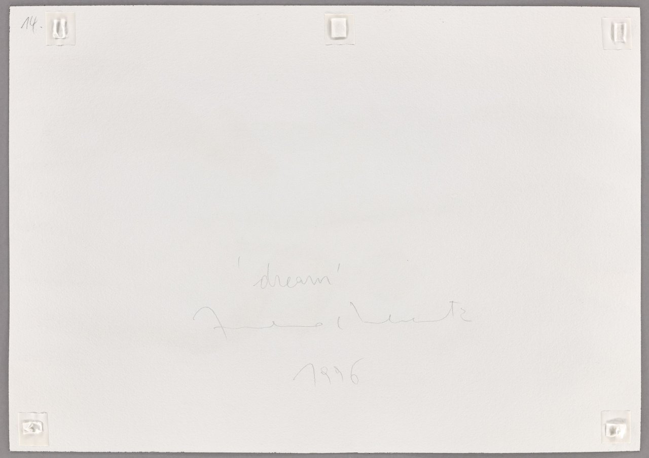 This picture shows the following artwork: Francesco Clemente. ”dream”. 1996.