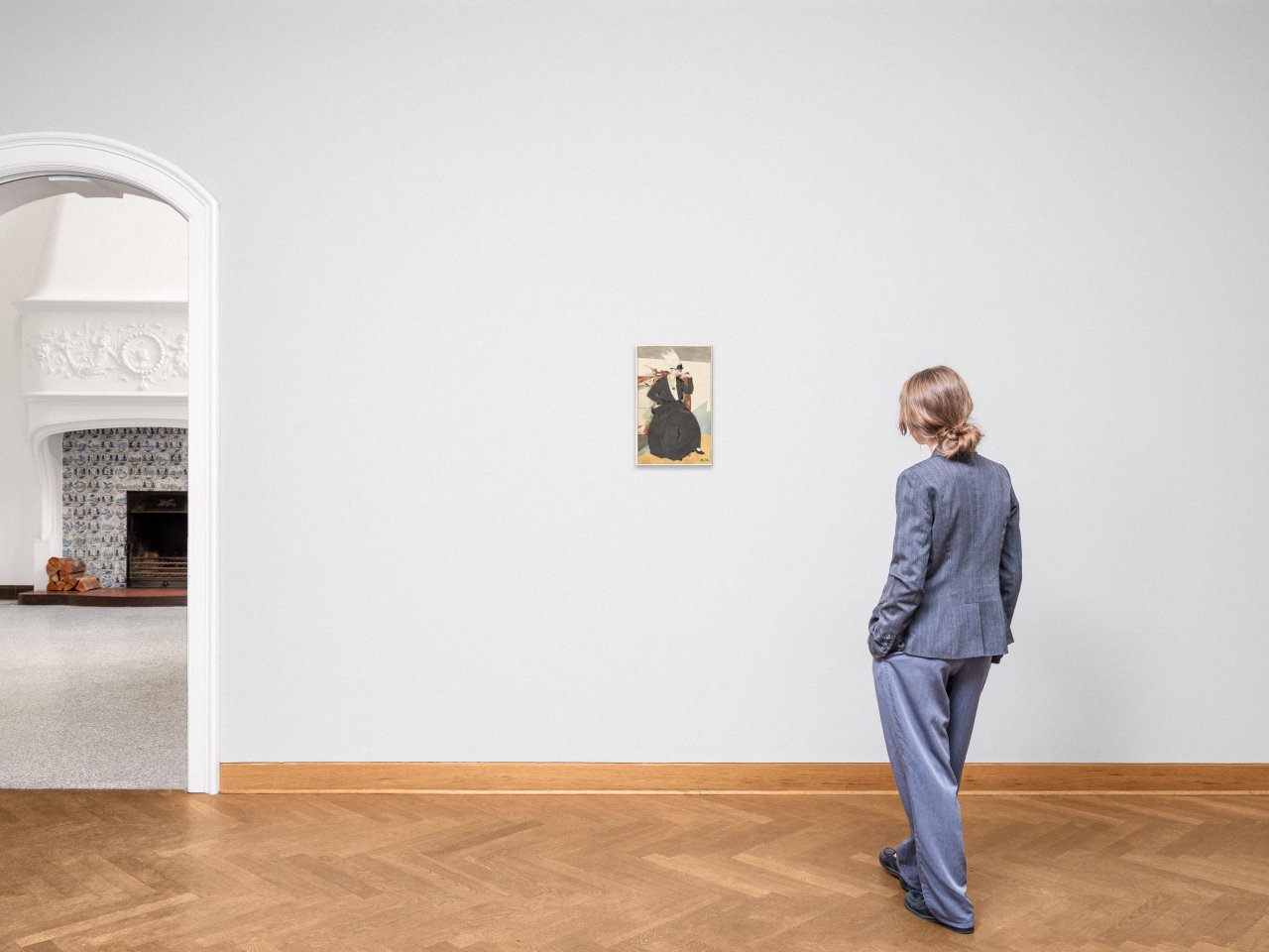 Auf diesem Bild ist das folgende Kunstwerk zu sehen: Wassili Nikolajewitsch Masjutin. „Der Transvestit“. 1918.