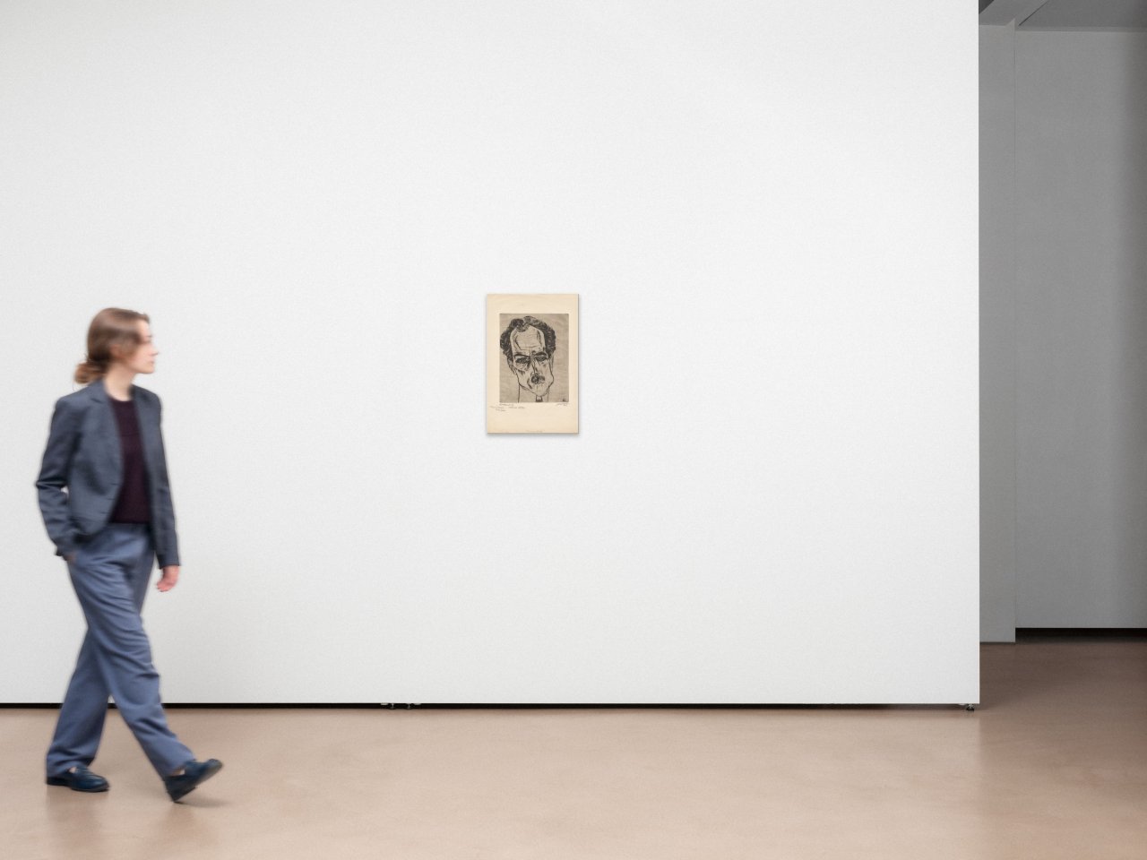 Auf diesem Bild ist das folgende Kunstwerk zu sehen: Conrad Felixmüller. „Porträt Justizrat James Broh“. 1922.
