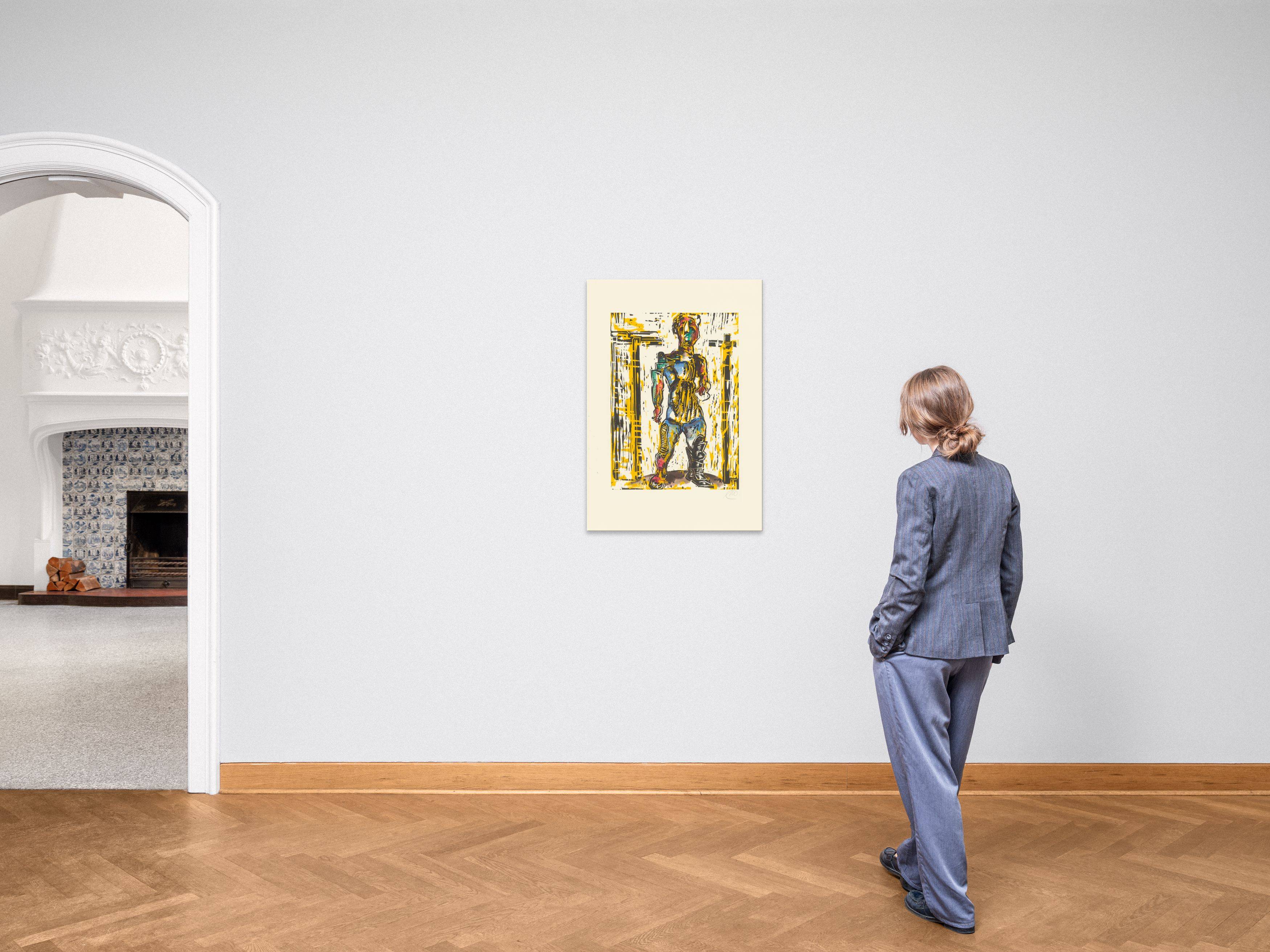 Auf diesem Bild ist das folgende Kunstwerk zu sehen: Markus Lüpertz. Ohne Titel.