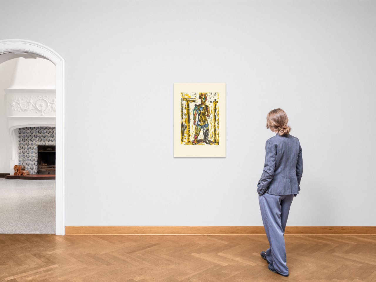 Auf diesem Bild ist das folgende Kunstwerk zu sehen: Markus Lüpertz. Ohne Titel.