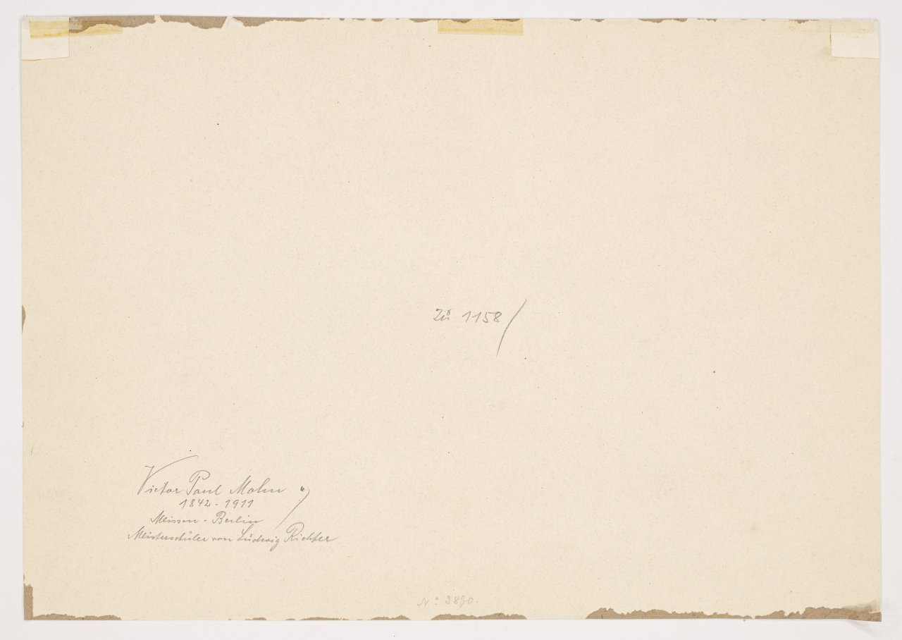 This picture shows the following artwork: Viktor Paul Mohn. ”Wissower Klinken” (Rügen). 1881.