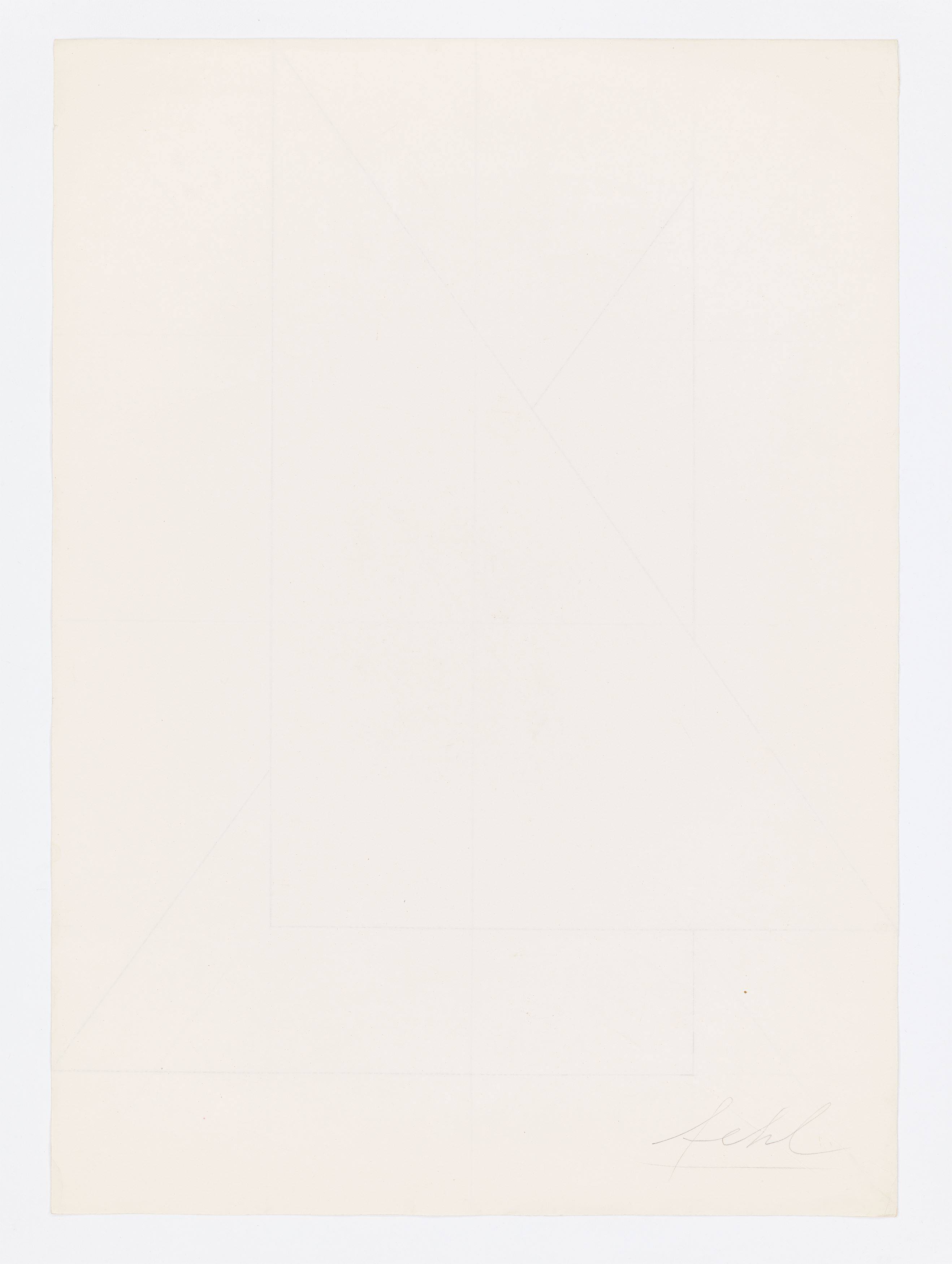 This picture shows the following artwork: Hermann Glöckner. Untitled. 1981.
