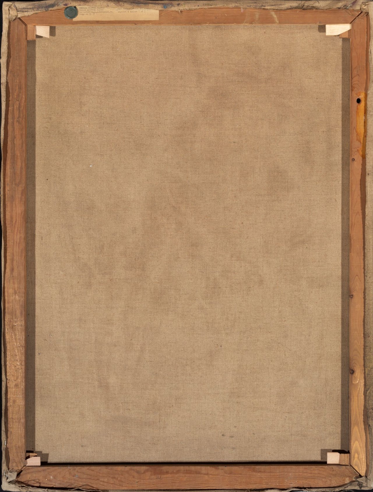 Auf diesem Bild ist das folgende Kunstwerk zu sehen: Karl Hofer. „Mädchen mit Blumenstrauß“. 1943.