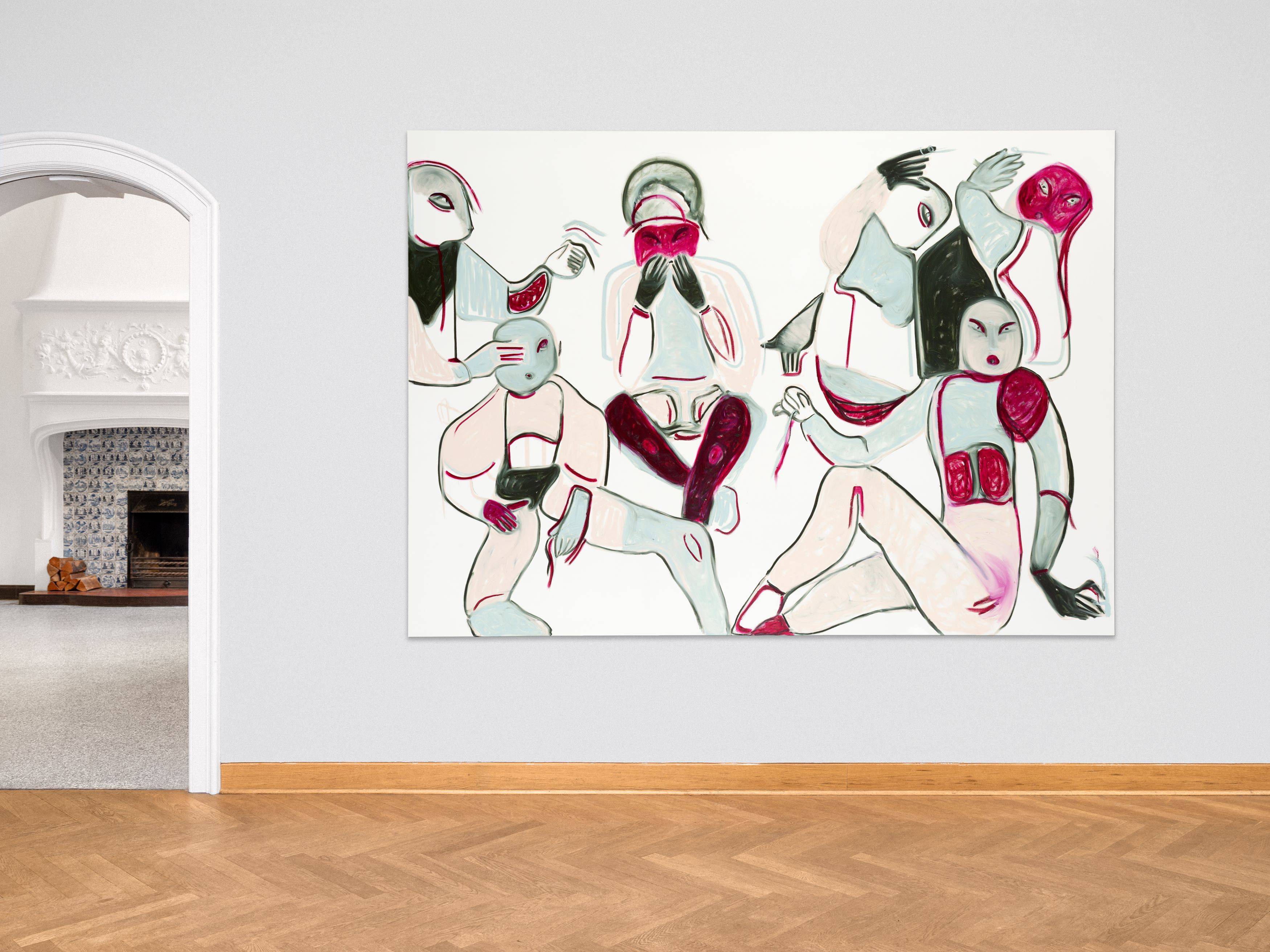 Auf diesem Bild ist das folgende Kunstwerk zu sehen: Melike Kara. House of Base. 2017.